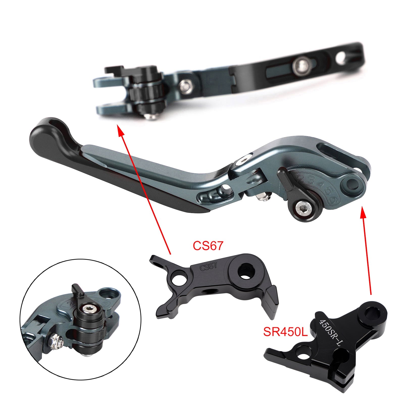 Adjustable Clutch Brake Lever fit for VOGE DS900X 900DSX 2024-2026