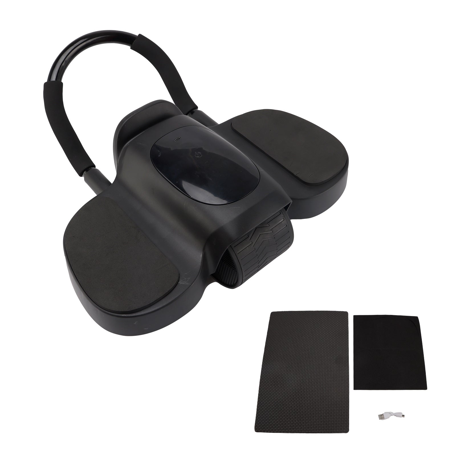 Upgraded Ab Roller with Elbow Support Auto Rebound & LCD Display – Includes Knee Pads Perfect for Home Workouts Black Timer & Core Trainer