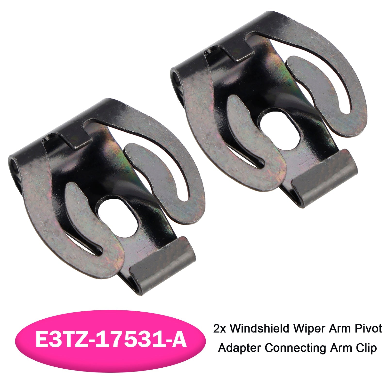 2x Windshield Wiper Arm Pivot Adapter Connecting Arm Clip E3TZ-17531-A for Ford
