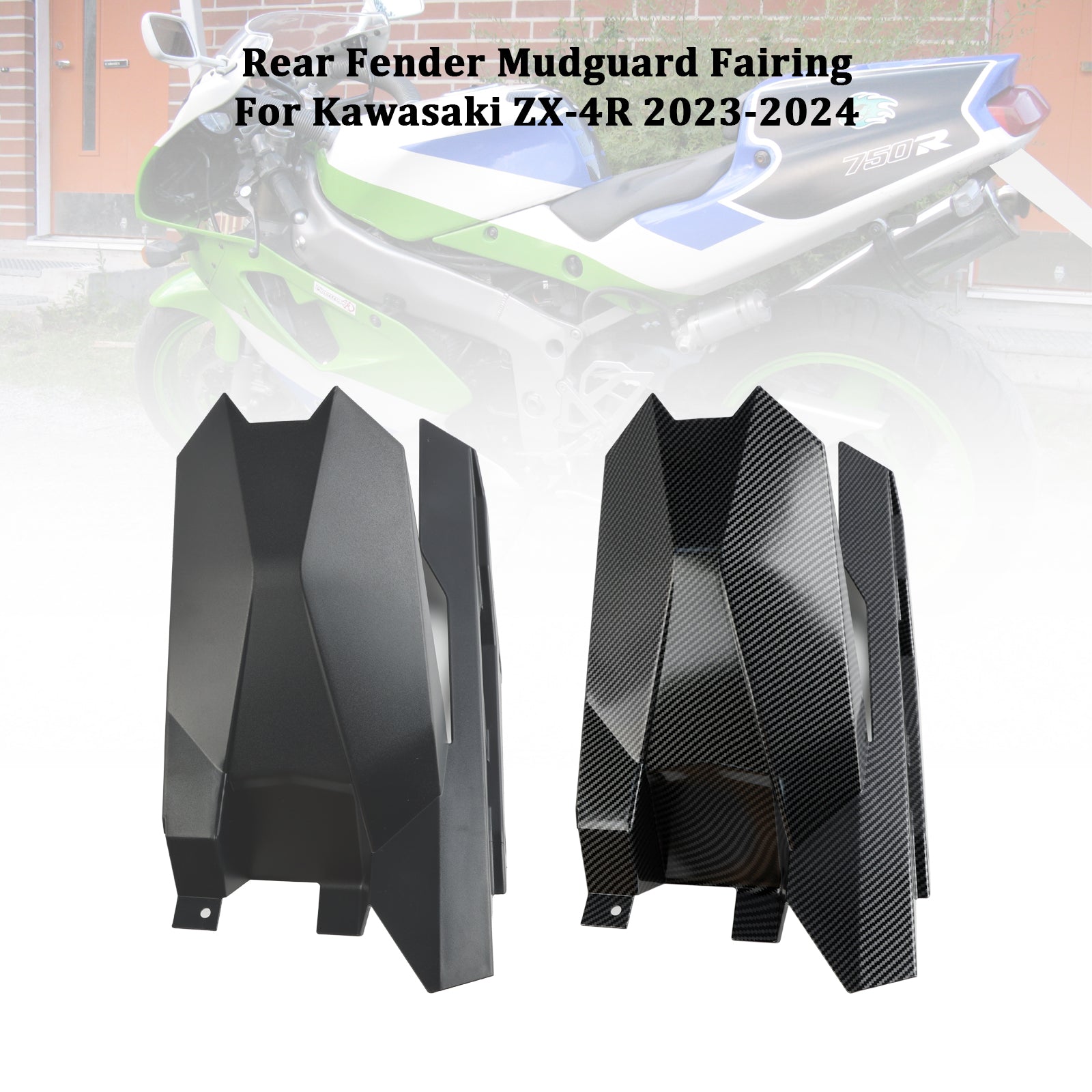 2023-2024 Kawasaki ZX-4R Rear Fender Mudguard Fairing Cowl