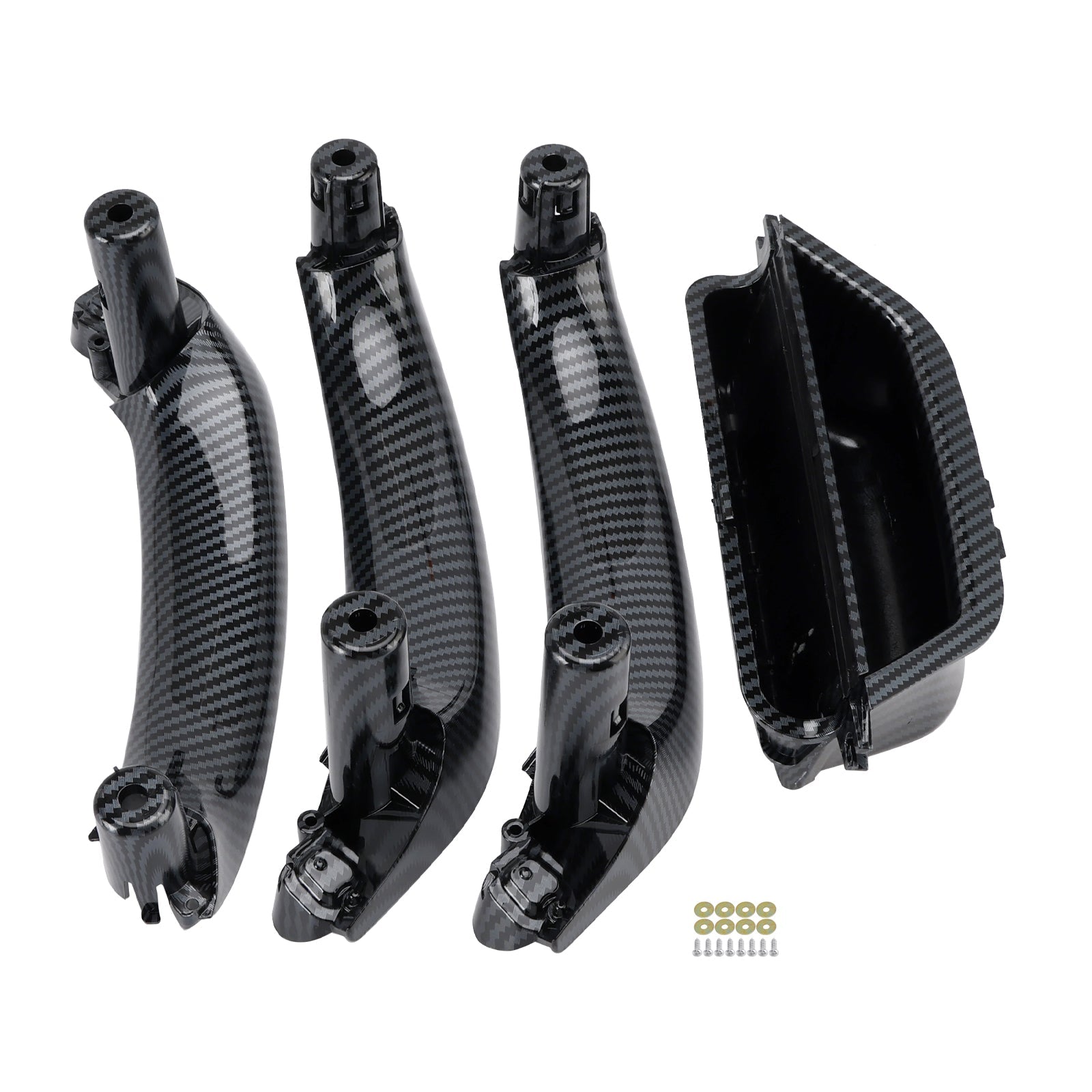 Carbon Fiber Interior Door Handle Kit 51417250307 for BMW X3 (F25) X4 (F26)
