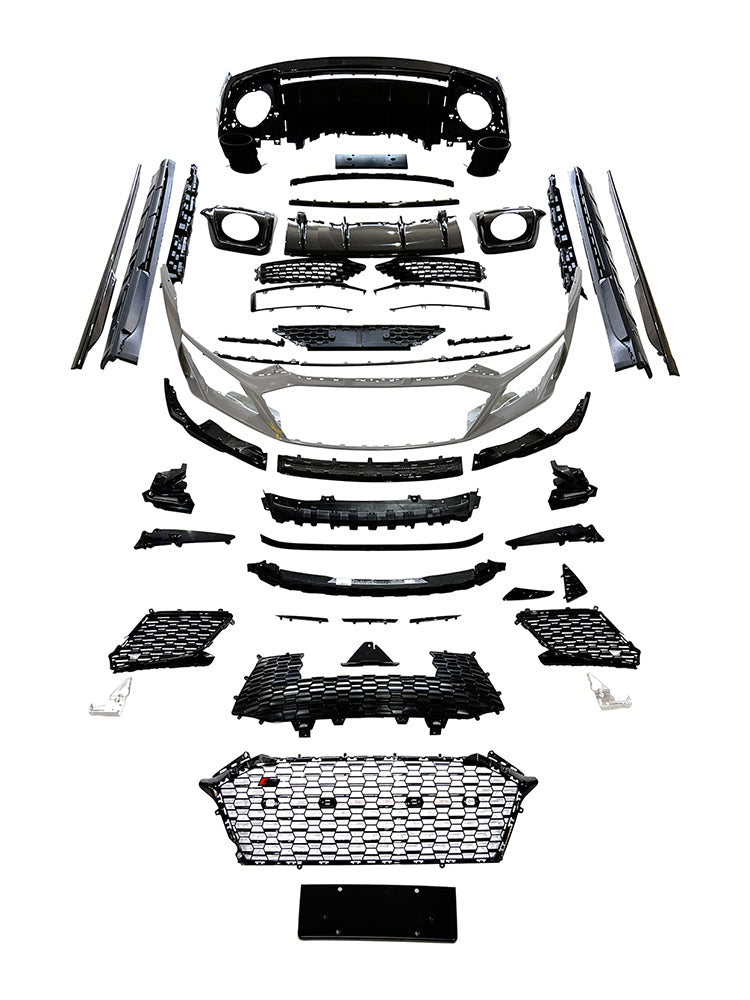 Fit AUDI R8 4S 2016-2020 Upgrade 2021-2024 Carbon Fiber Body Kit Bumper