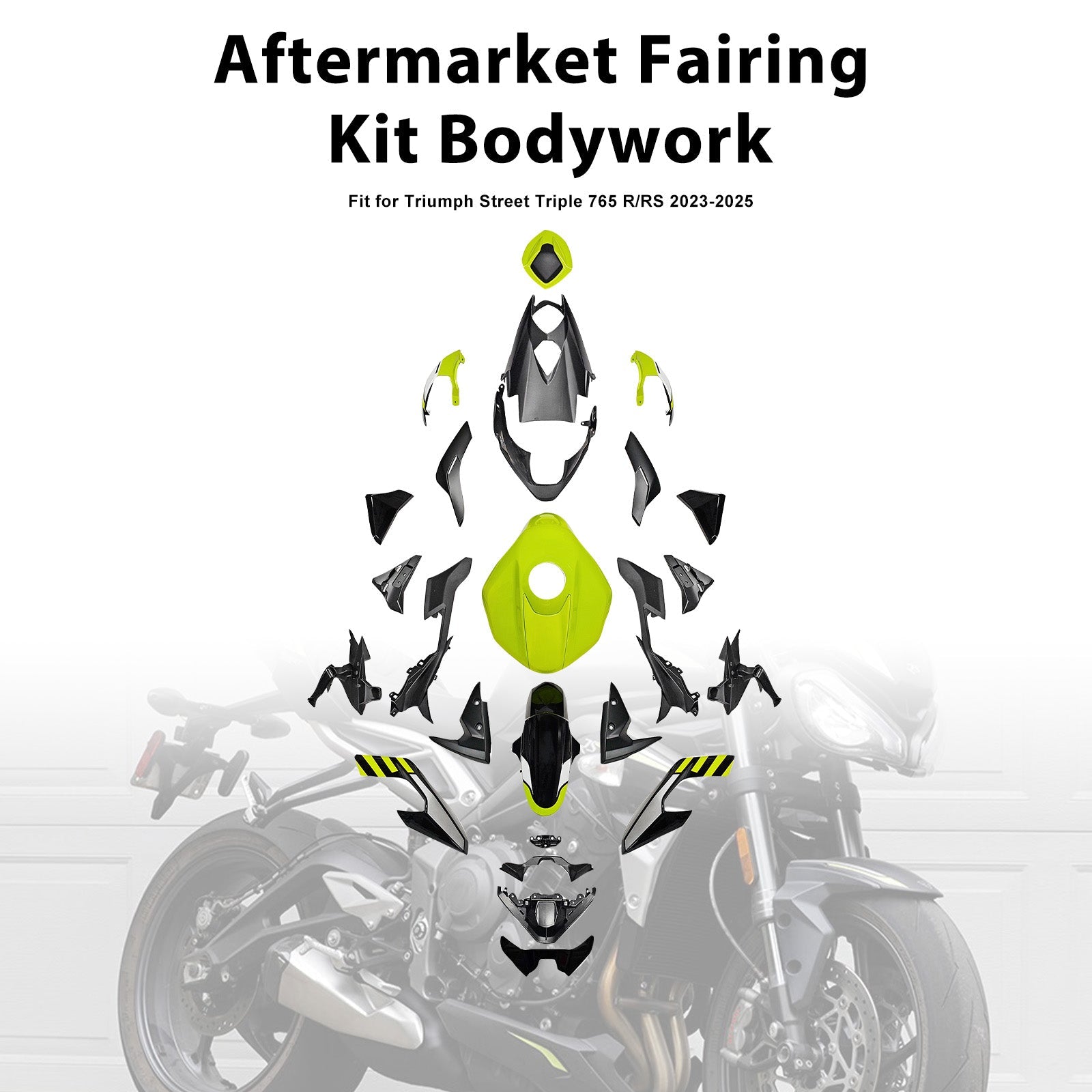 Injection Bodywork Fairing Kit for Street Triple 765 R/RS 2023-2025