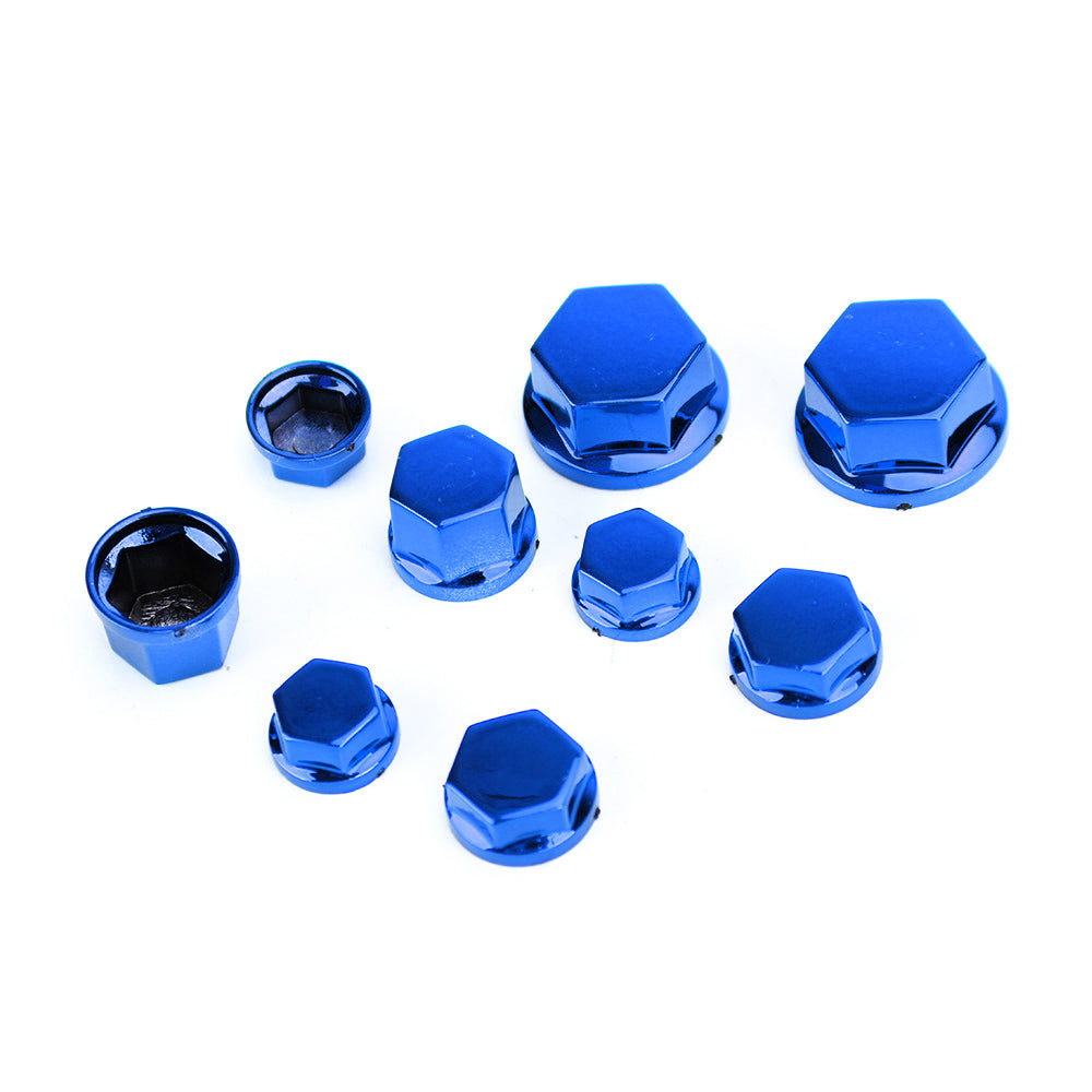 30 Screw Cap Cover Hexagon Socket For Suzuki Motorcycle Moped Scooter Blue