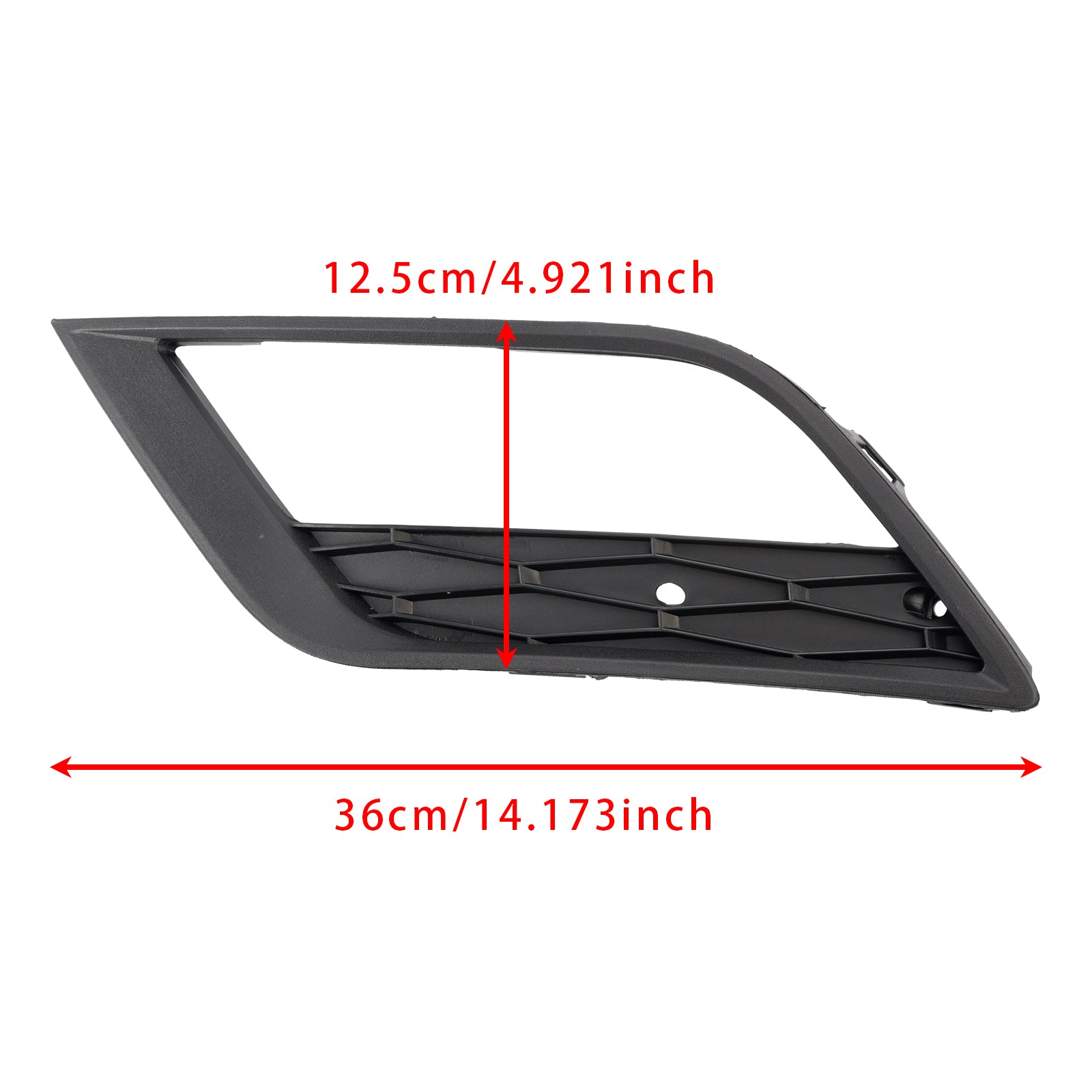 2013-2016 Seat Ibiza MK4 2X Car Front Bumper Fog Light Grilles 6J0853665F 6J0853666F
