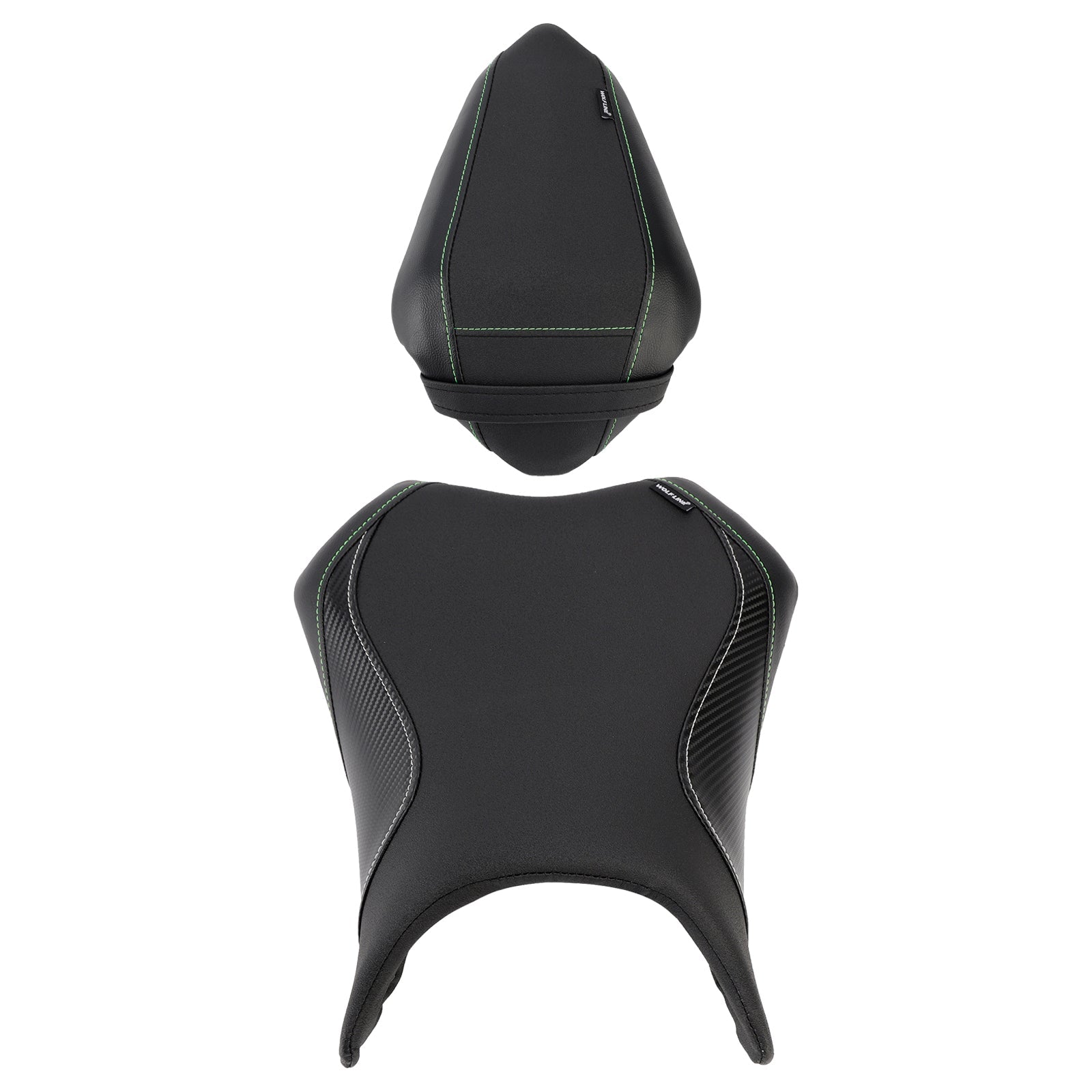 2024-2025 For Kawasaki Ninja 500 Z500 Front&Rear Raider Passenger Cushion Kit Black1