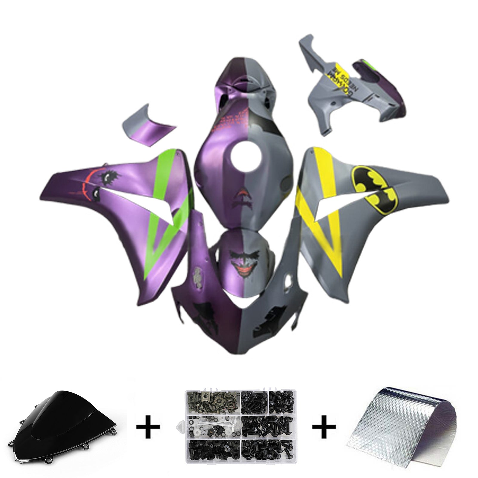 Injection Fairing Kit Bodywork Plastic ABS For Honda CBR1000RR 2008-2011