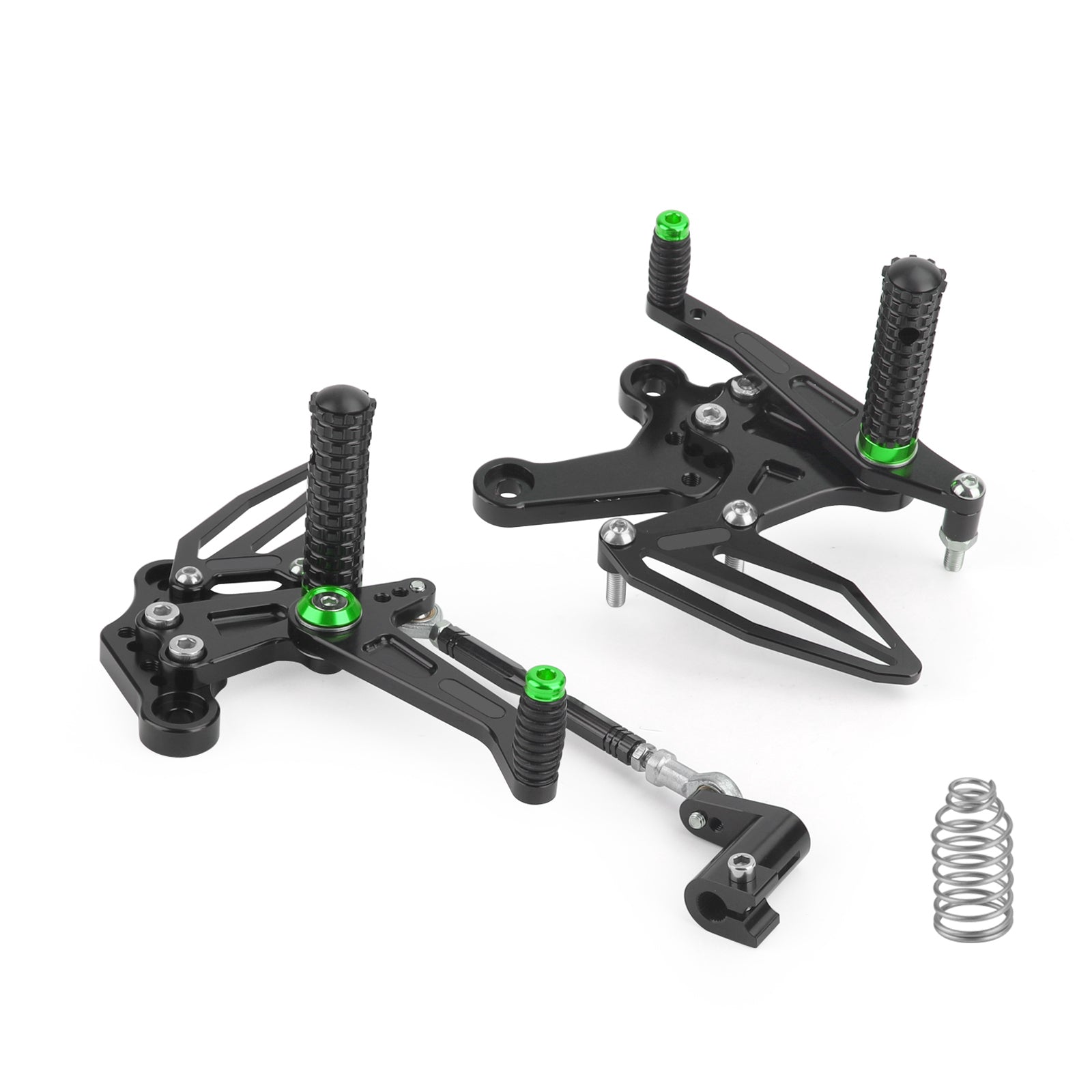 2018-2022 Kawasaki Ninja 250/400 Rearsets Adjustable Foot Pegs Rest Generic