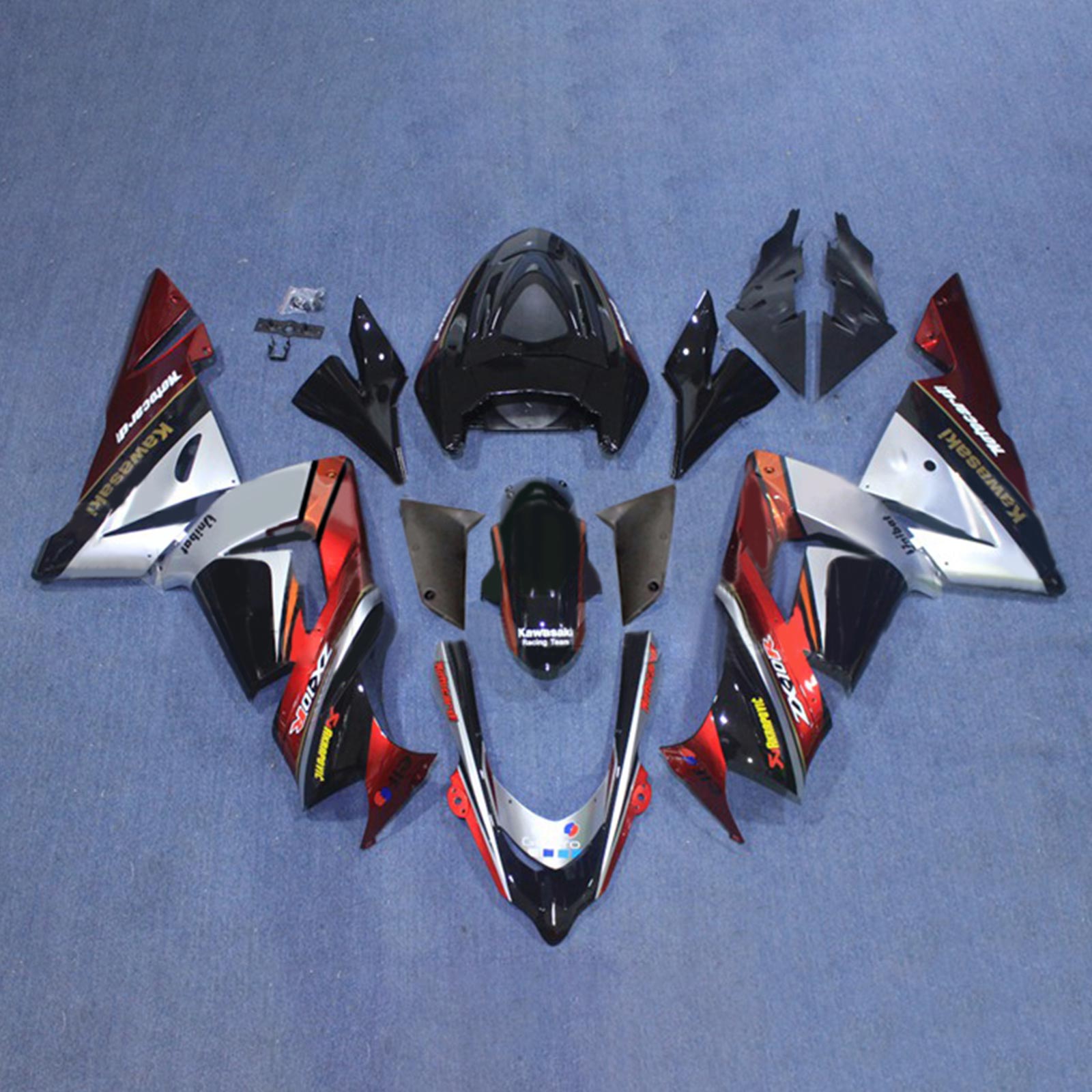 2004-2005 Kawasaki ZX10R Fairing Kit Bodywork Plastic ABS