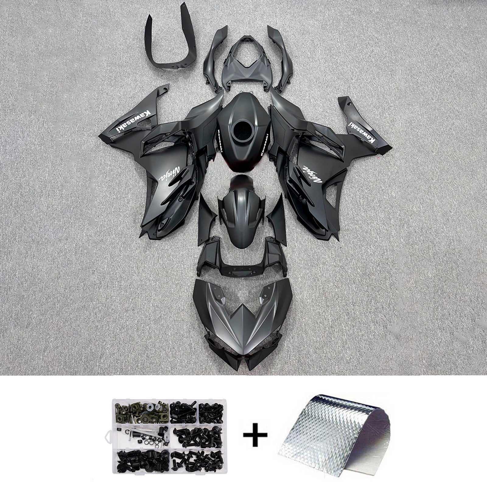 Injection Fairing Kit Bodywork ABS fit For Kawasaki Ninja 500 2024-2025