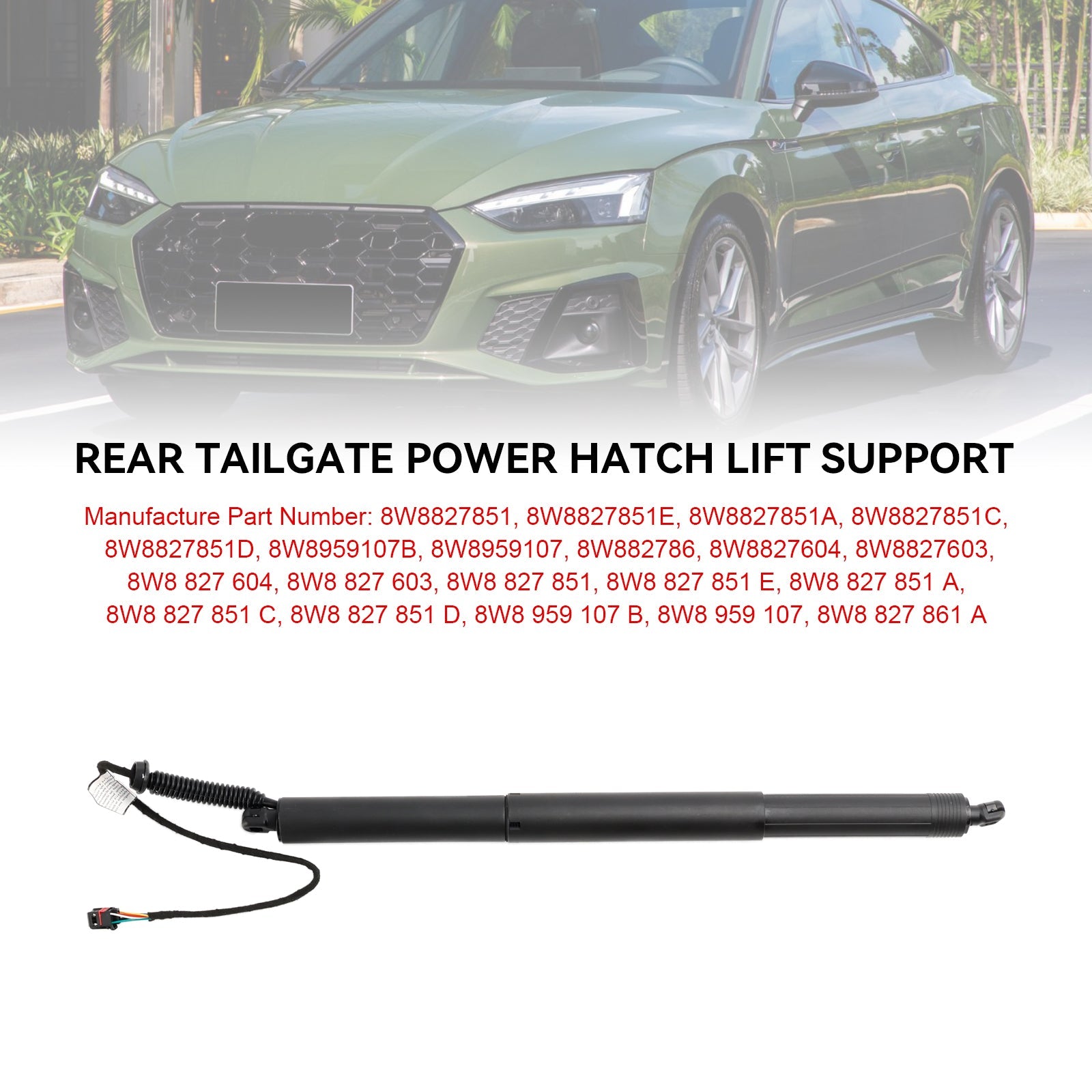 1PCS Electric Tailgate Lift 8W8827851 Fit Audi A5 Sportback 2016-2024 8W8959107