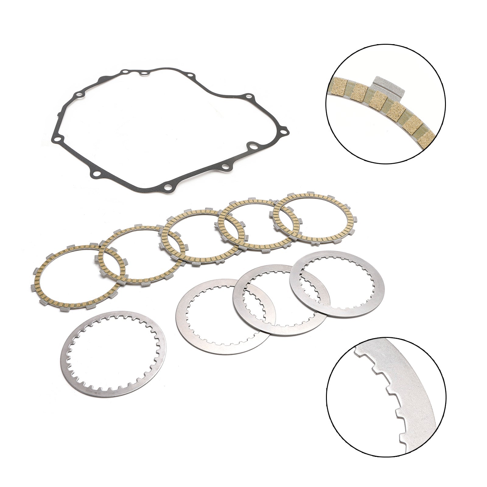 Clutch Friction Plates And Gasket Kit for Kawasaki Ninja 250 300 EX300 2015-2017