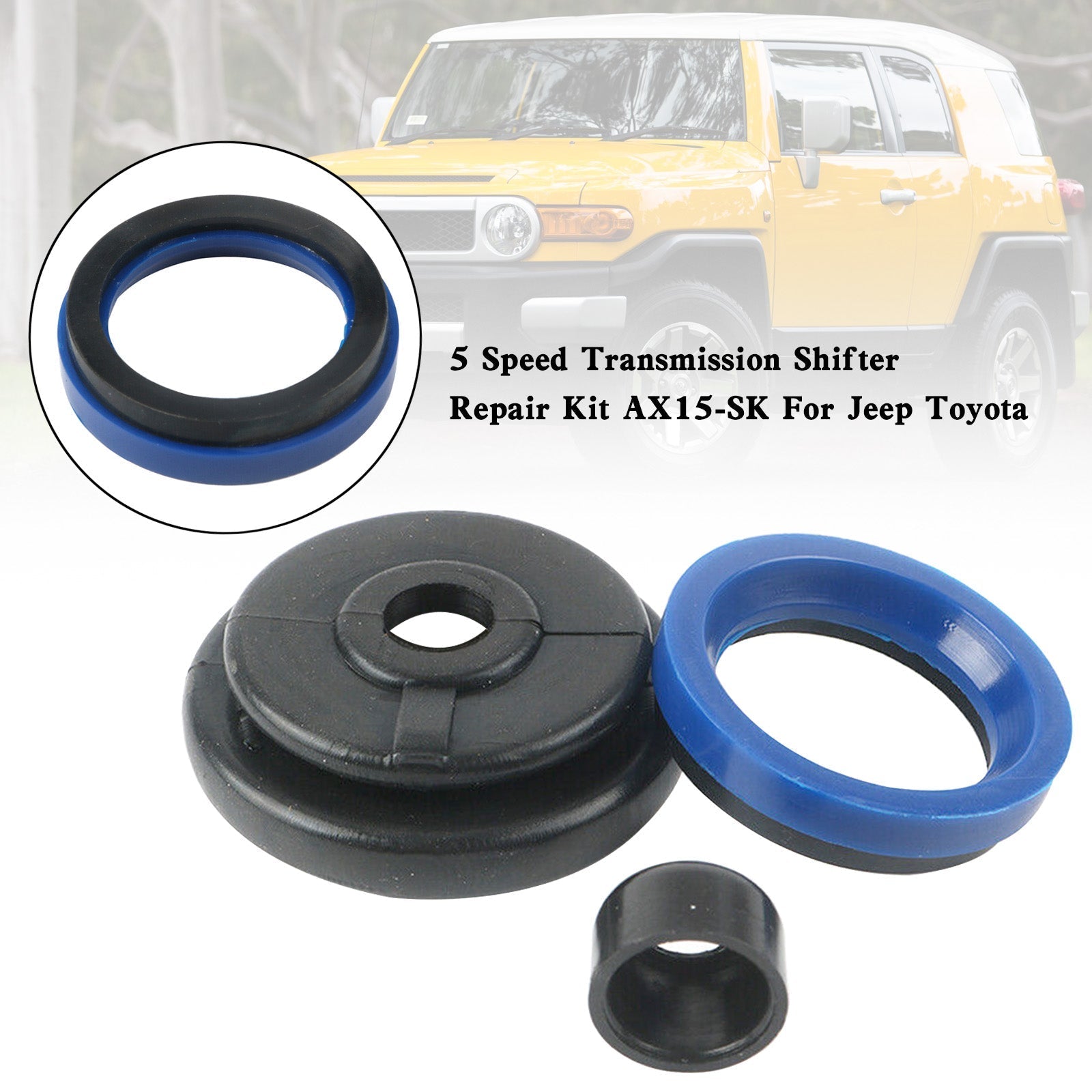 1990-2000 Jeep Wrangler Cherokee Grand Cherokee Dodge Dakota 5 Speed Transmission Shifter Repair Kit AX15-SK 4864226X 83500519
