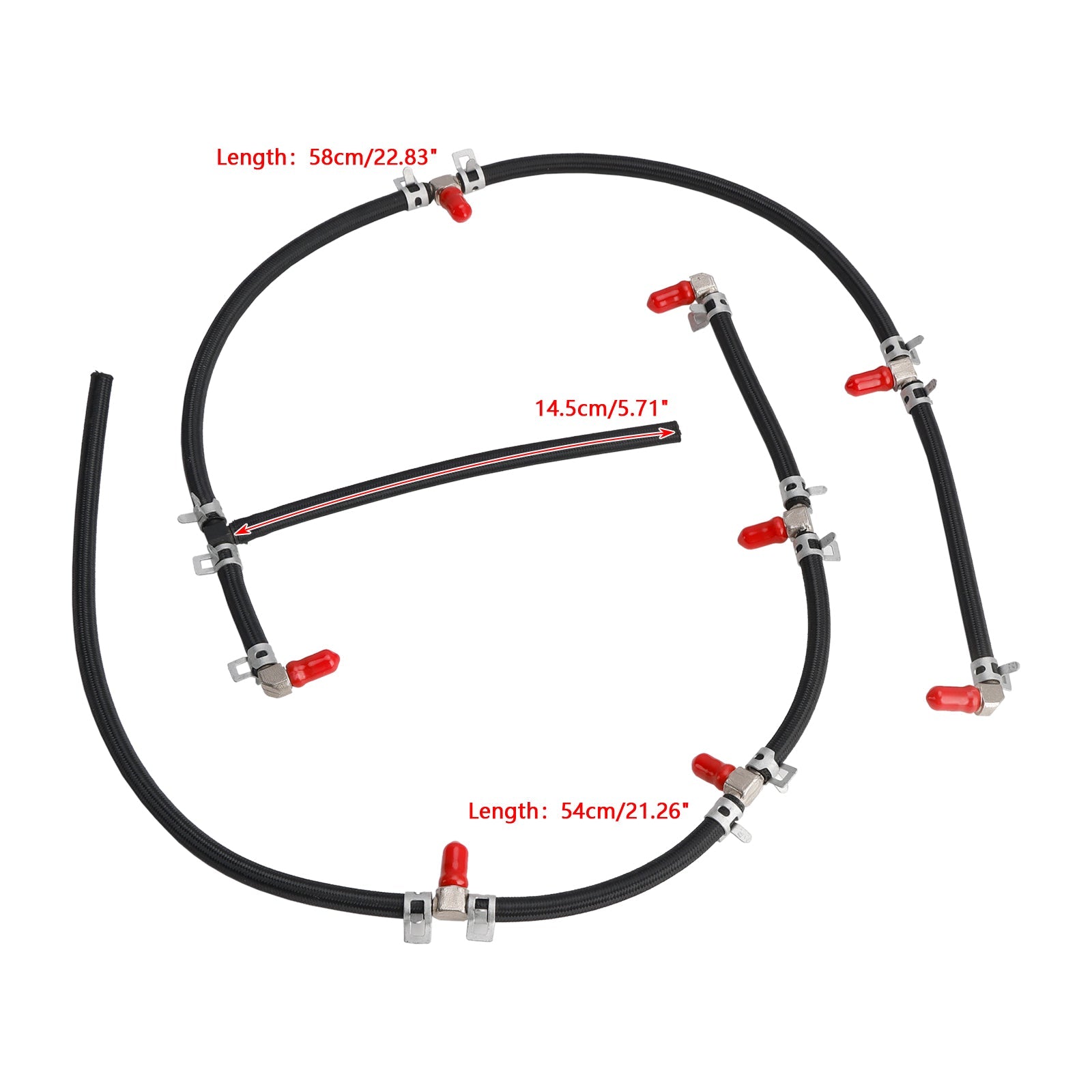 2004-2010 Duramax 6.6L Diesel Truck Engines Fuel Injector Return Line Kit