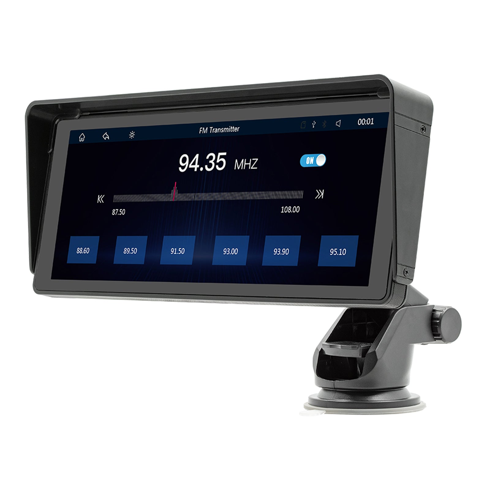 10.77" Car MP5 Player Bluetooth Car FM Transmitter Wireless Carplay 4 LED Camera