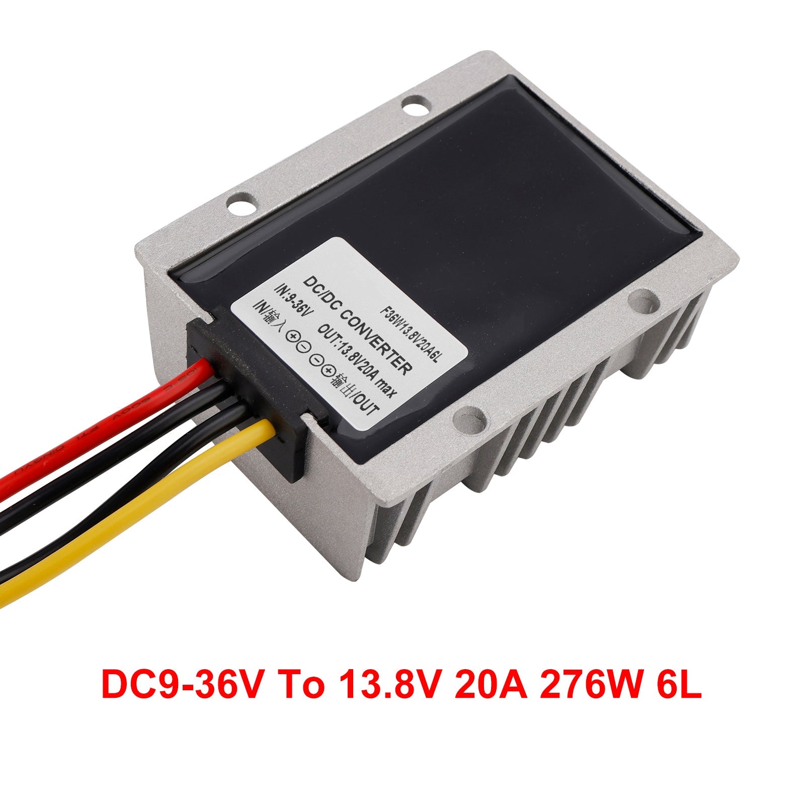 DC 9-36V Converter To DC 13.8V 20A Boost Buck Power Module Voltage Regulator