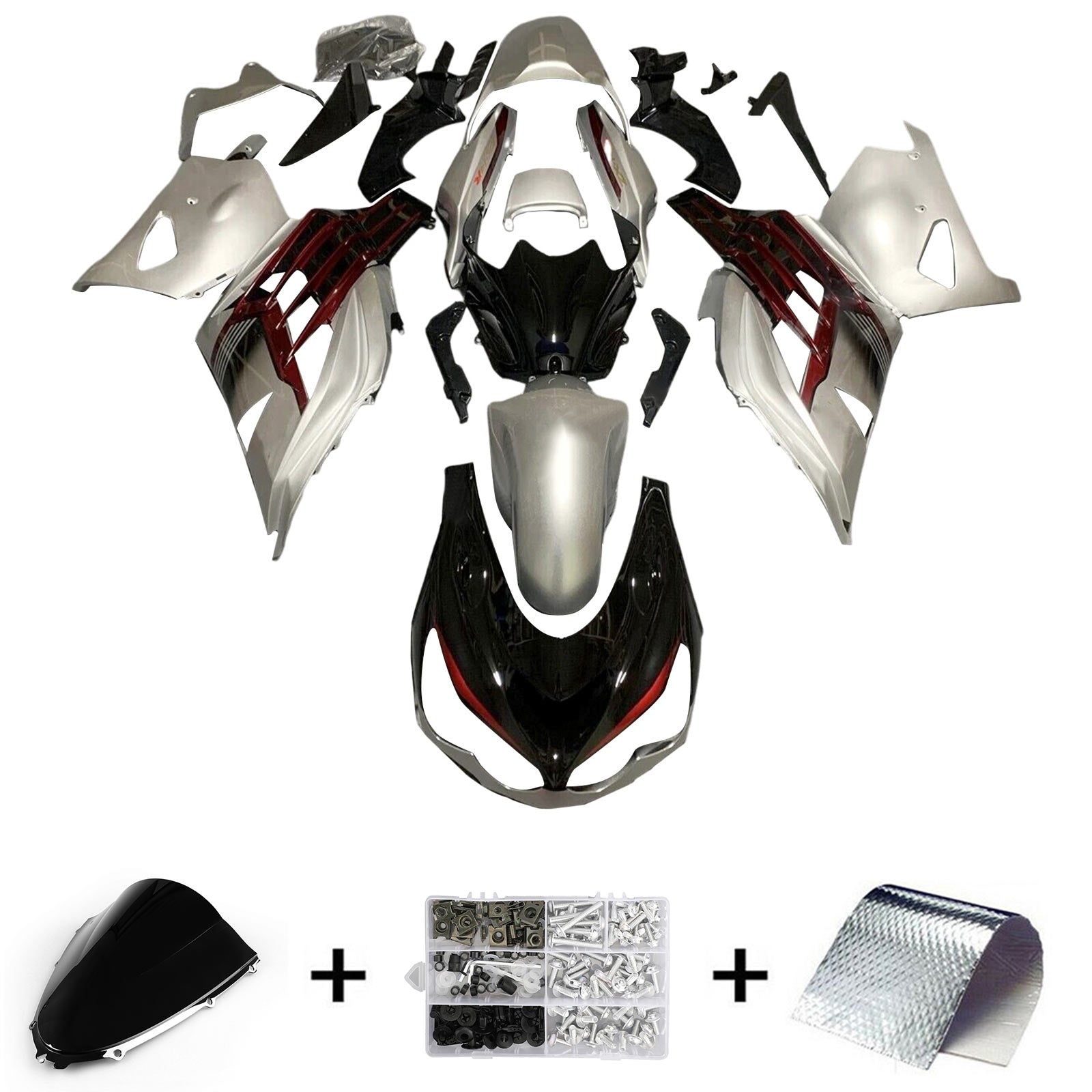 2012-2026 Kawasaki ZX14R Injection Fairing Kit Bodywork Plastic ABS #104