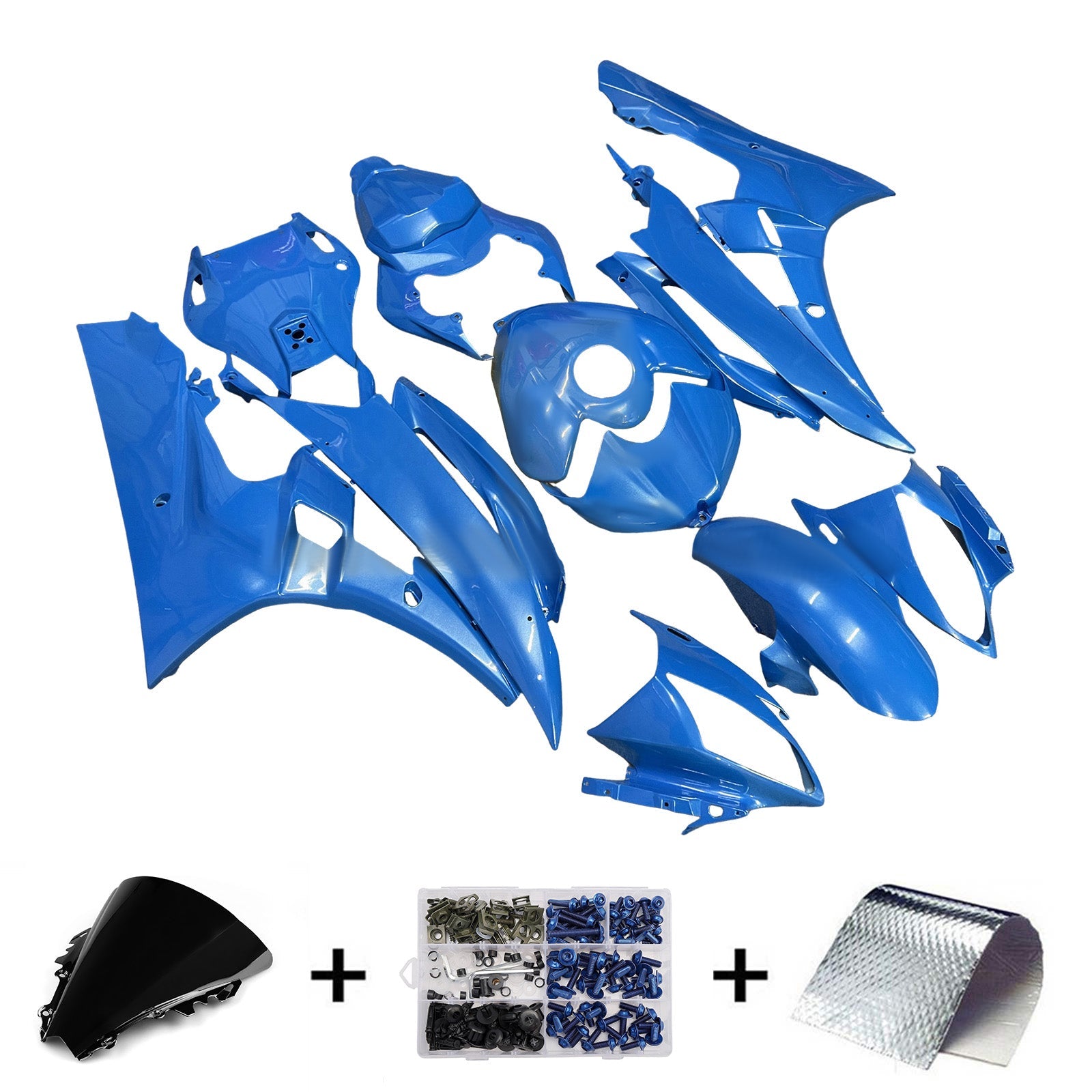 Injection Fairing Kit Bodywork Plastic ABS For Yamaha YZFR6 YZF-R6 2006-2007