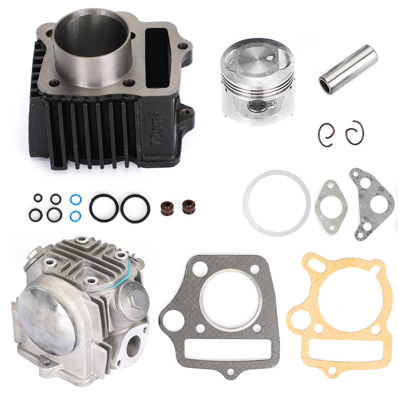 2011-2012 Honda CRF70F Top End Rebuild Kit Cylinder Head Piston 12101-GB0-910