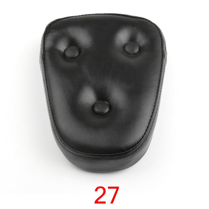 Universal Moto Black Backrest Cushion Pad for Choppers Kawasaki Suzuki Yamaha Generic