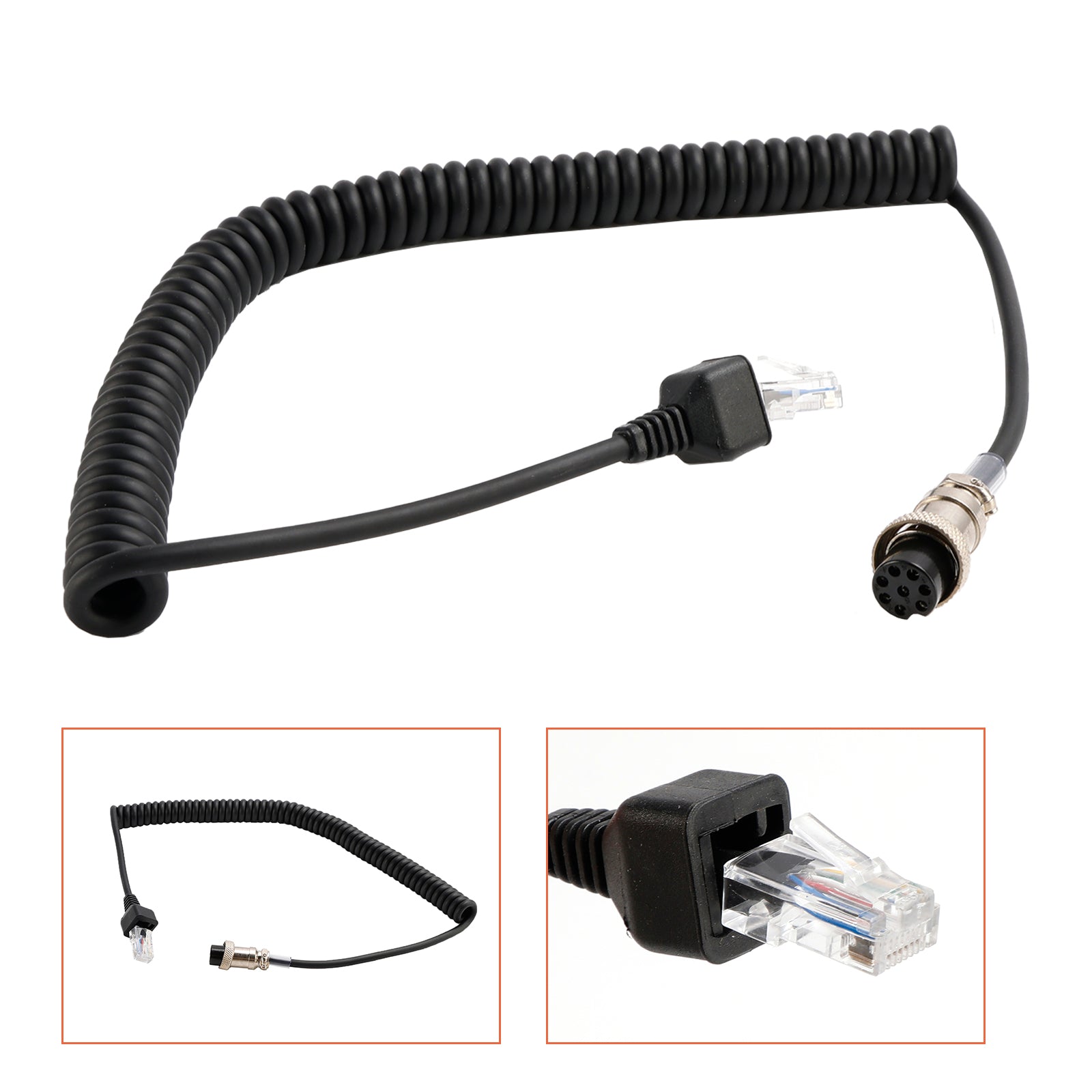 MH-31B8 Microphone Cable For Yaesu FT920 FT950 FT2000 Intercom Microphone Cable