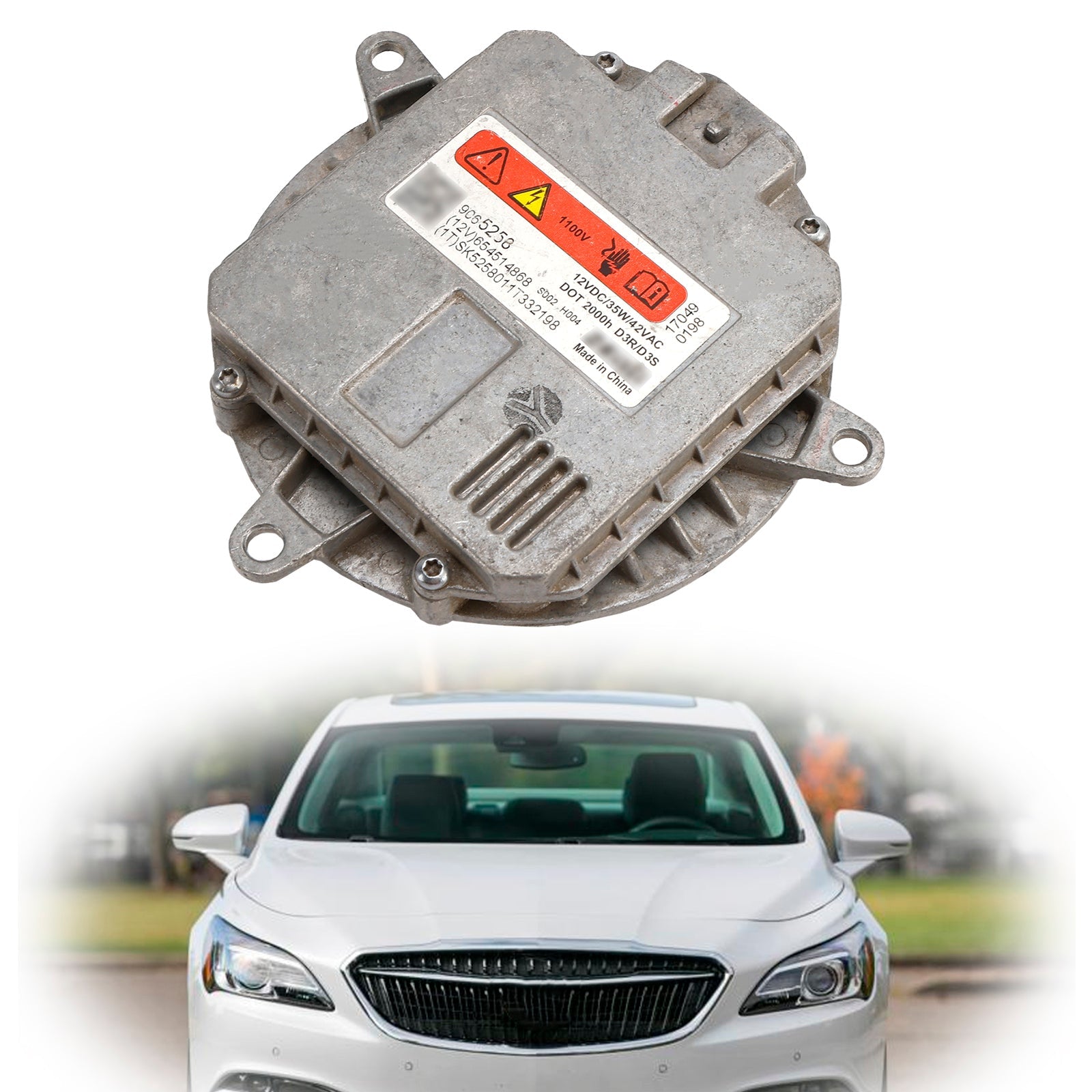 Xenon HID Headlight Electric Ballast D3S 9065256 For Buick