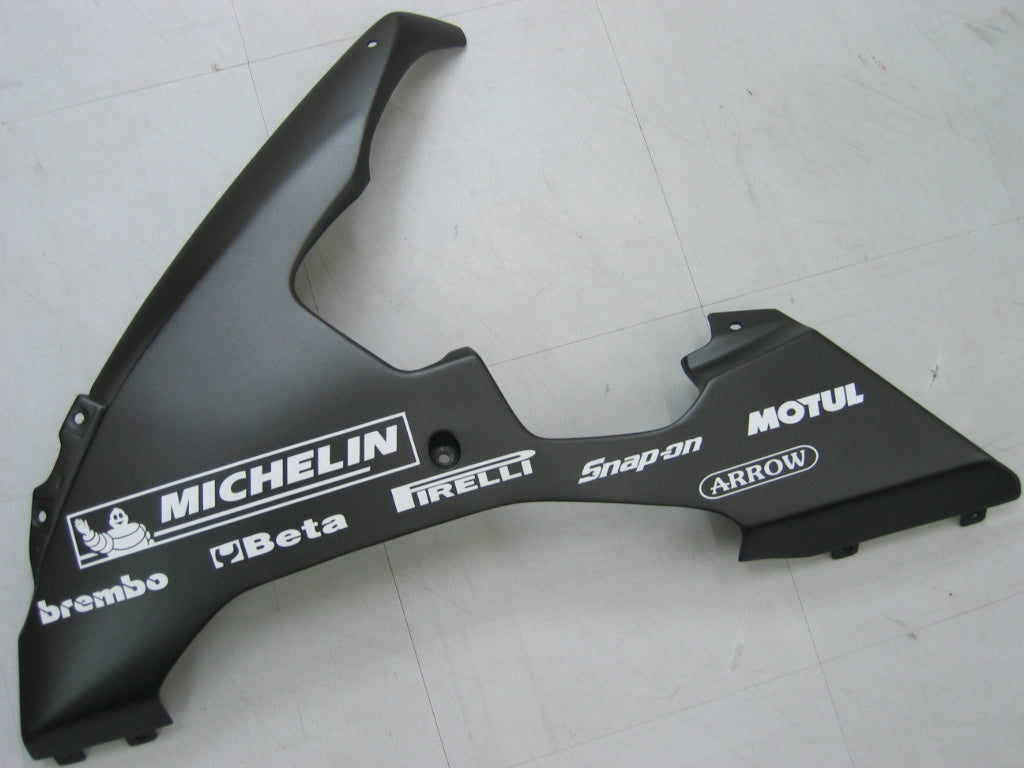 2004-2006 Yamaha YZF-R1 Contrast Black Racing Fairings Generic