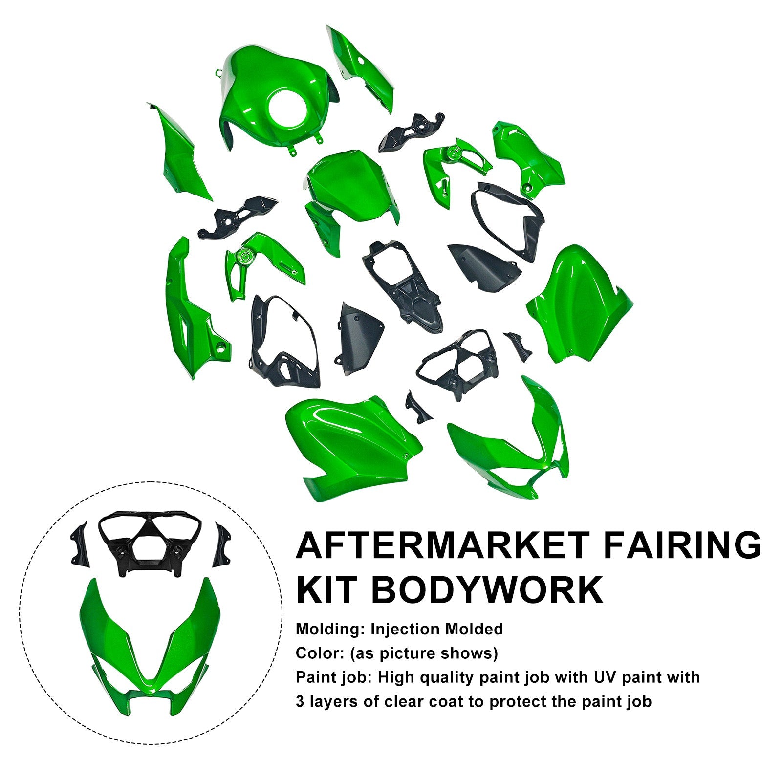 Injection Bodywork Fairing Kit for Kawasaki Z900 2025-2026