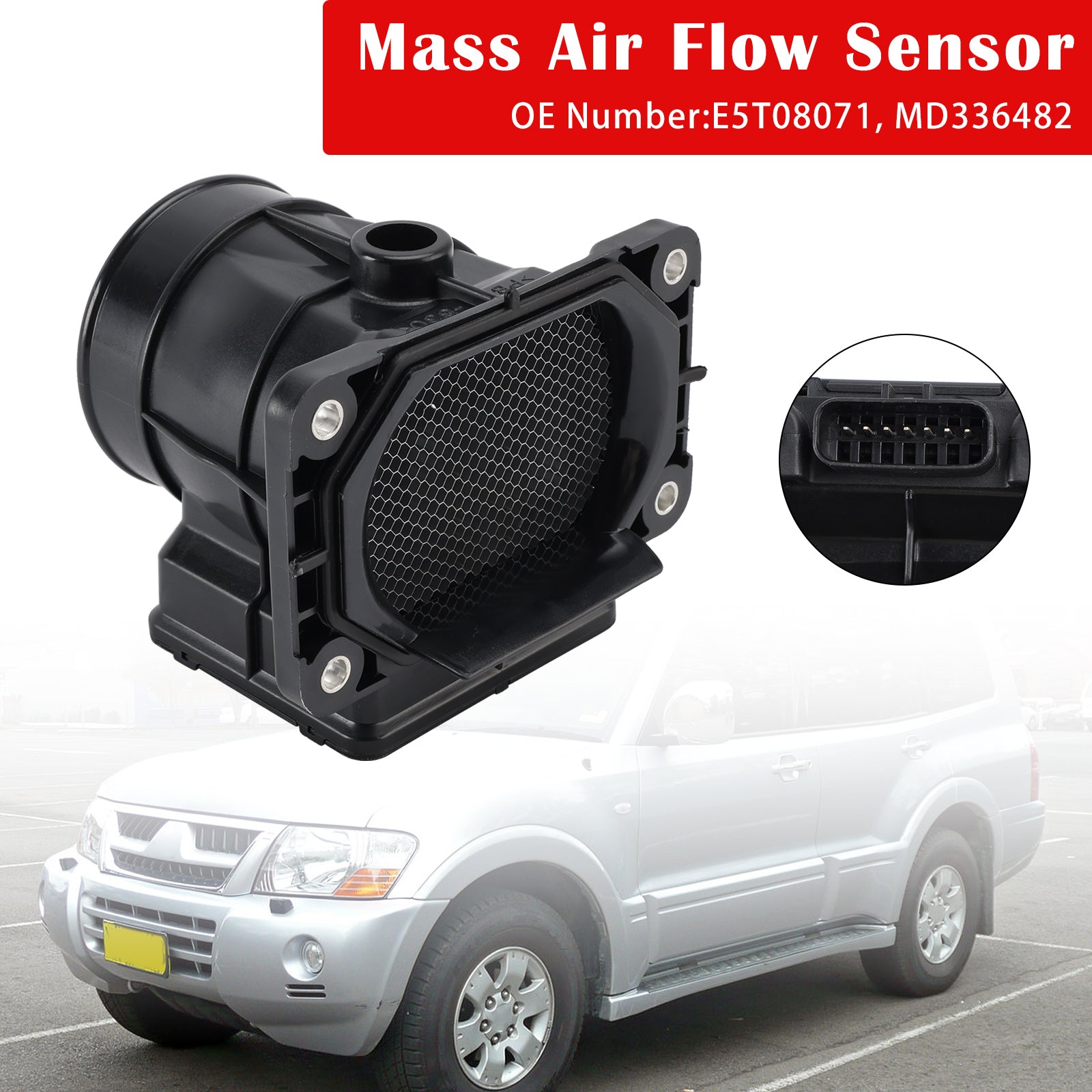 Mass Air Flow Meter Sensor E5T08071 for Mitsubishi Pajero NP NM 3.5L Magna TJ 6G74