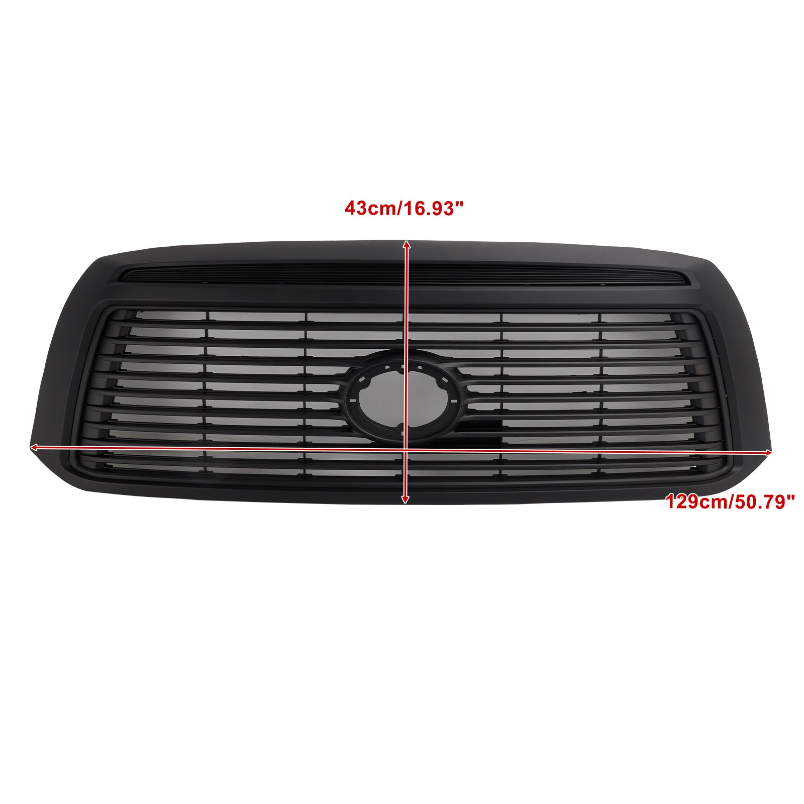 2010-2013 Fit Toyota Tundra Matte Black Front Bumper Grill Grille