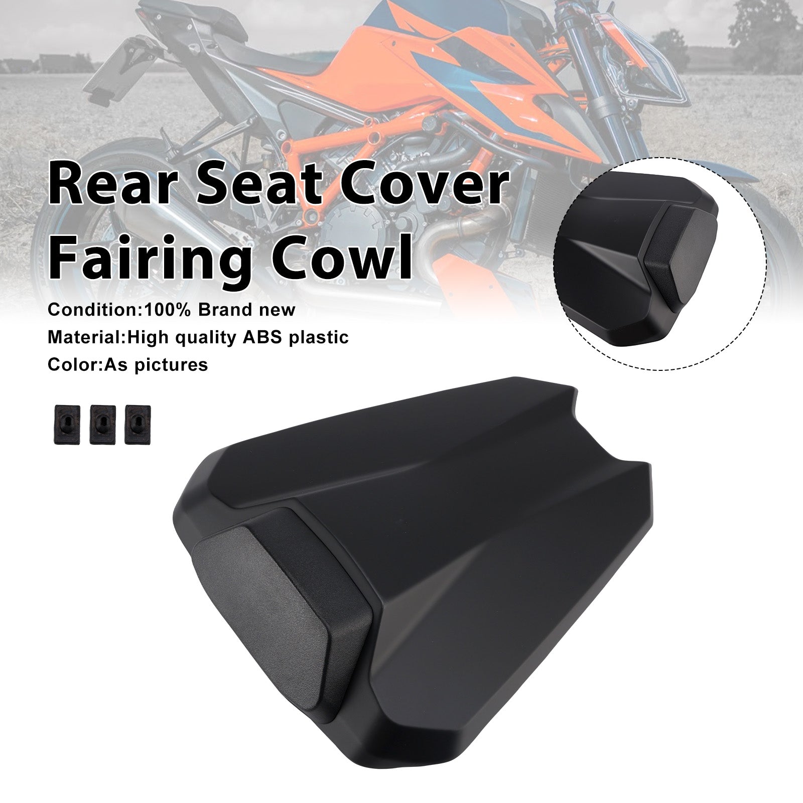 2020-2023 For 1290 Super Duke R Rear Pillion Seat Cover Fairing Cowl