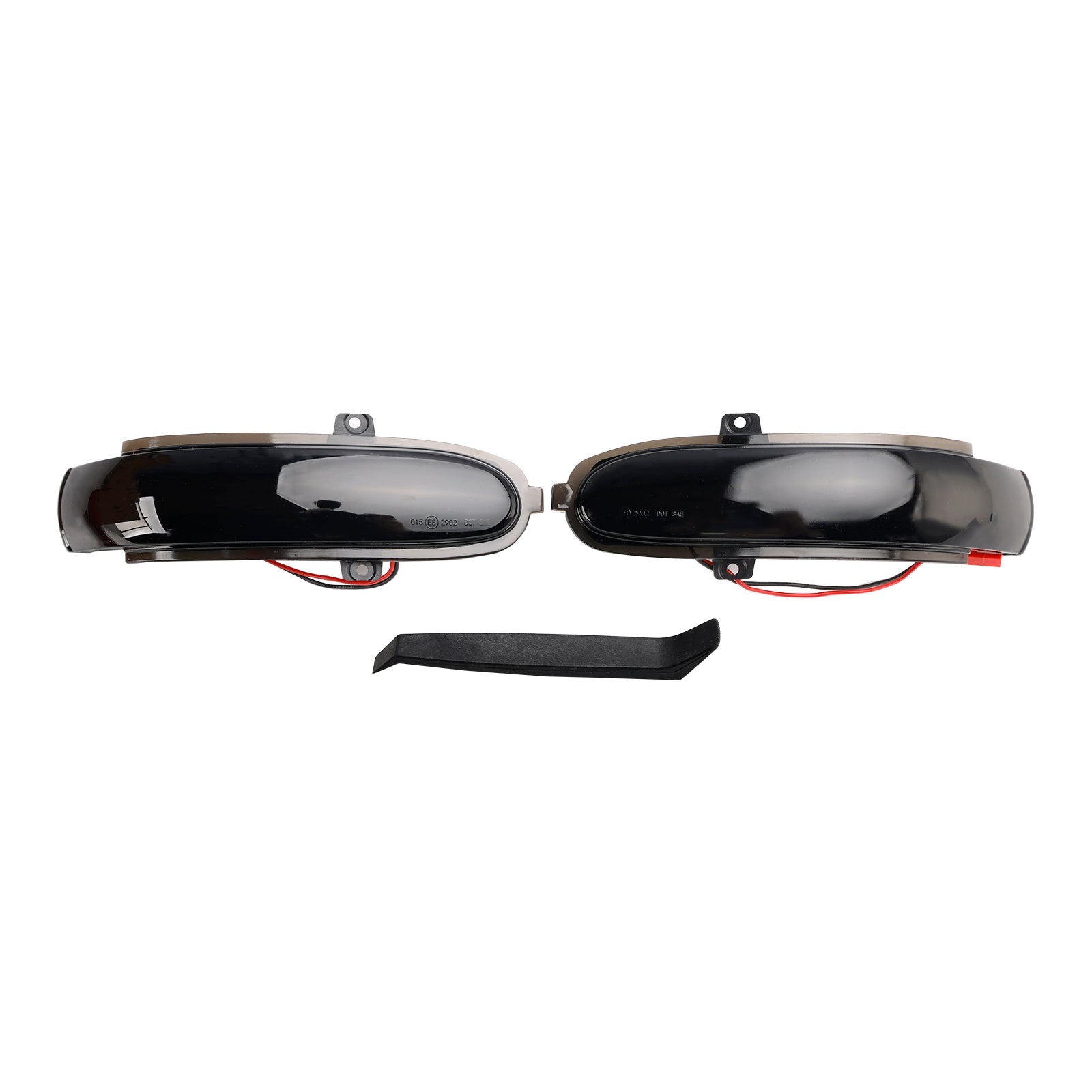 Smoked LED Sequential Side Mirror Turn Signal Light for Mercedes-Benz C W203