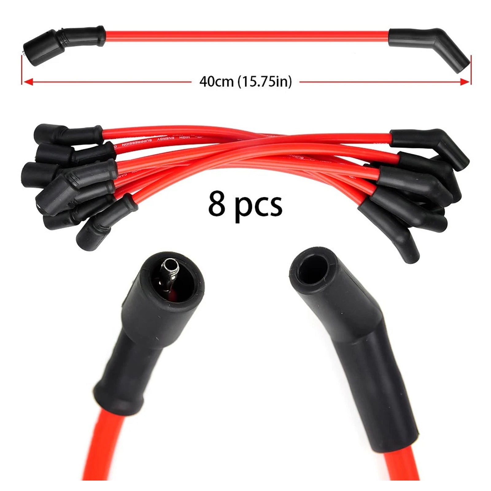 2018-2022 Ford F-250 Super Duty 6.2L V8 8 Ignition Coil+16 Spark Plug+8 Wires UF834 UF865 HL3Z-12029-C