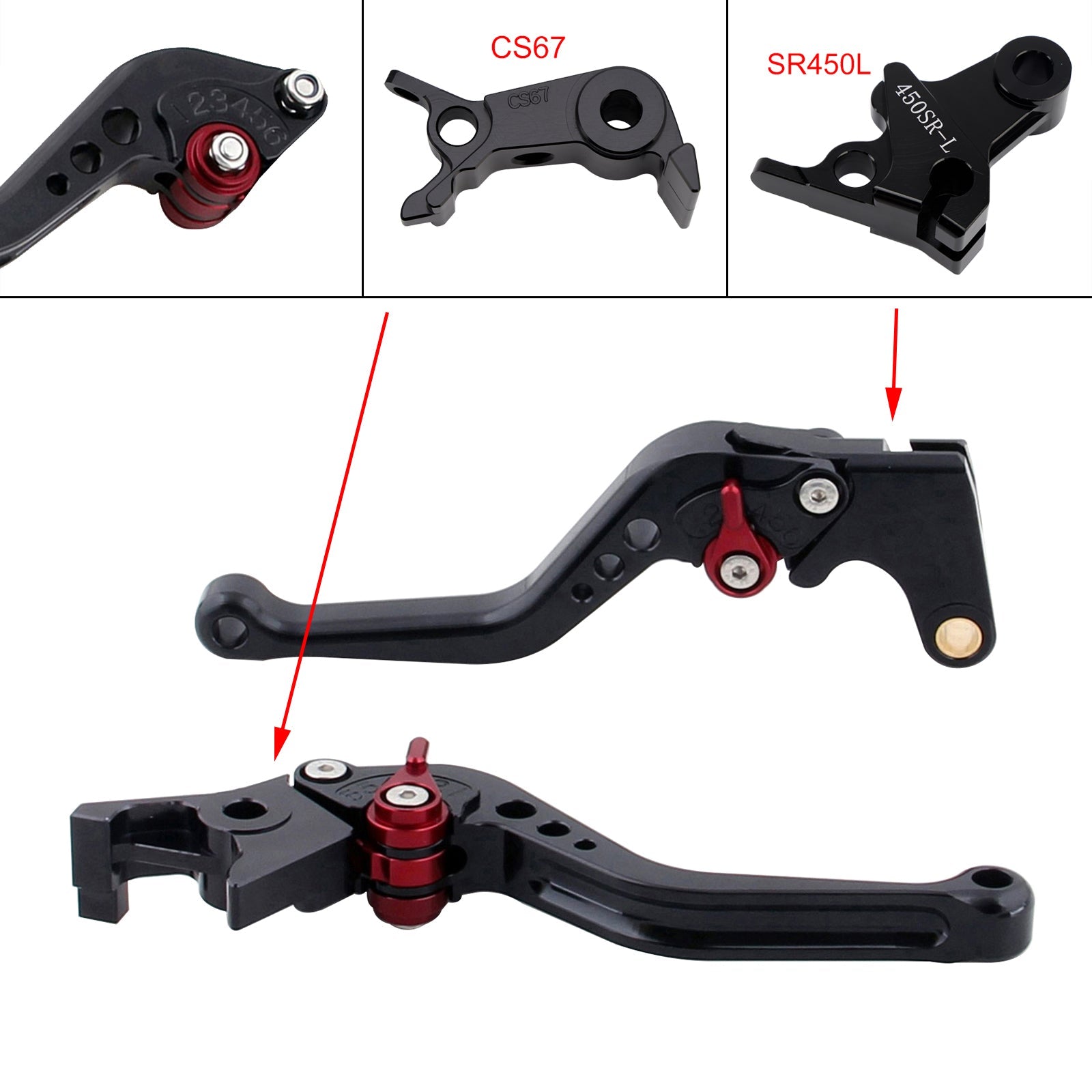 NEW Short Clutch Brake Lever fit for VOGE DS900X 900DSX 2024-2026