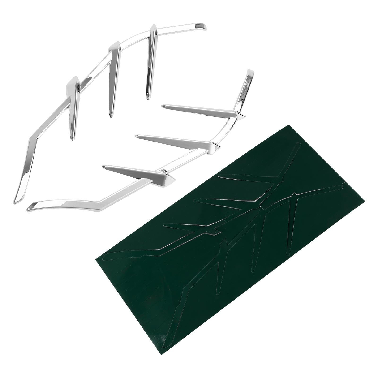 Chrome Mid-Frame Air Deflectors Trims For Road Street Electra Glide 2009-2023