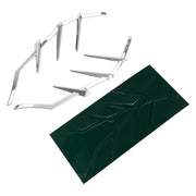 Chrome Mid-Frame Air Deflectors Trims For Road Street Electra Glide 2009-2023