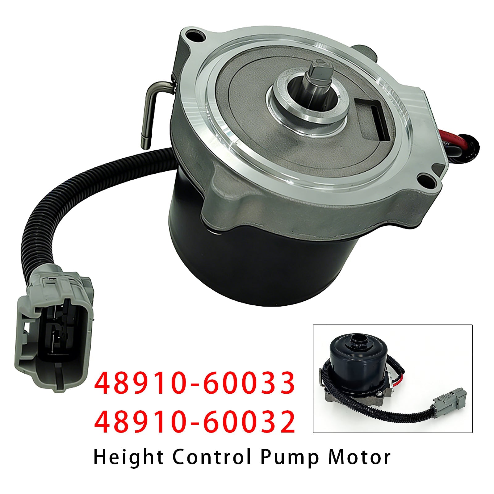 For LEXUS LX570 URJ201W-GNZGK 3URFE ATM 8FC Height Control Pump Motor 48910-60033