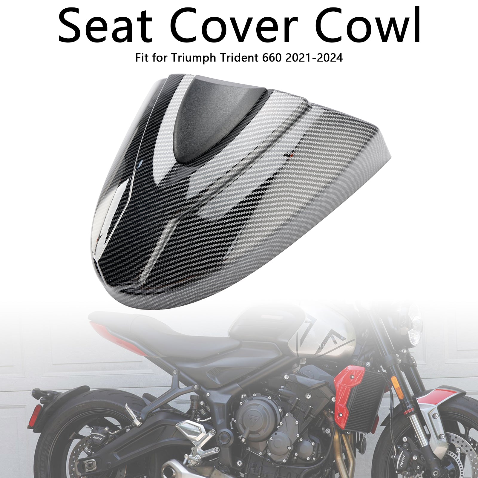 2021-2024 Trident 660 Tail Rear Seat Cover Fairing Cowl