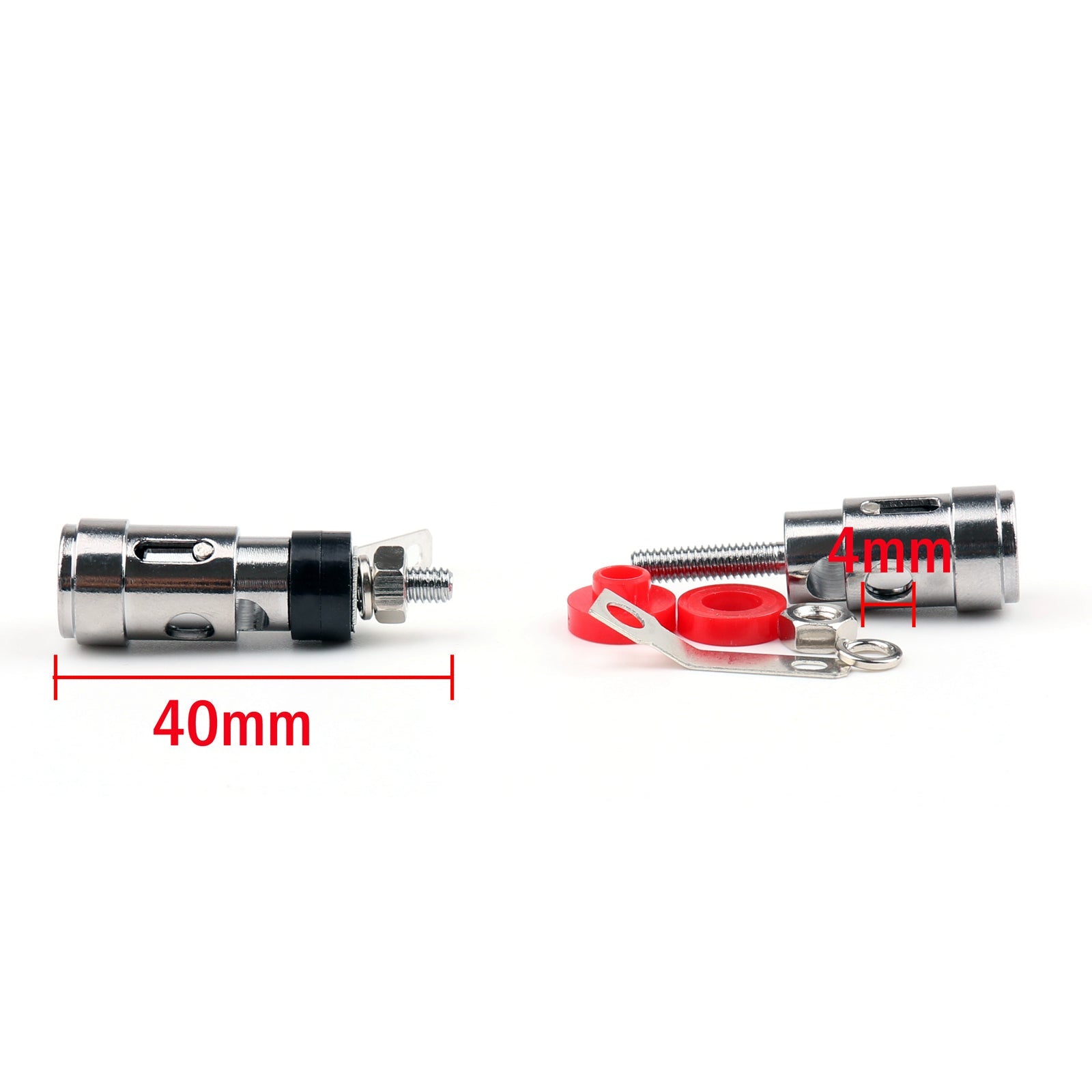 30Pcs Copper Binding Post Audio Amplifier Terminal With Spring Inside