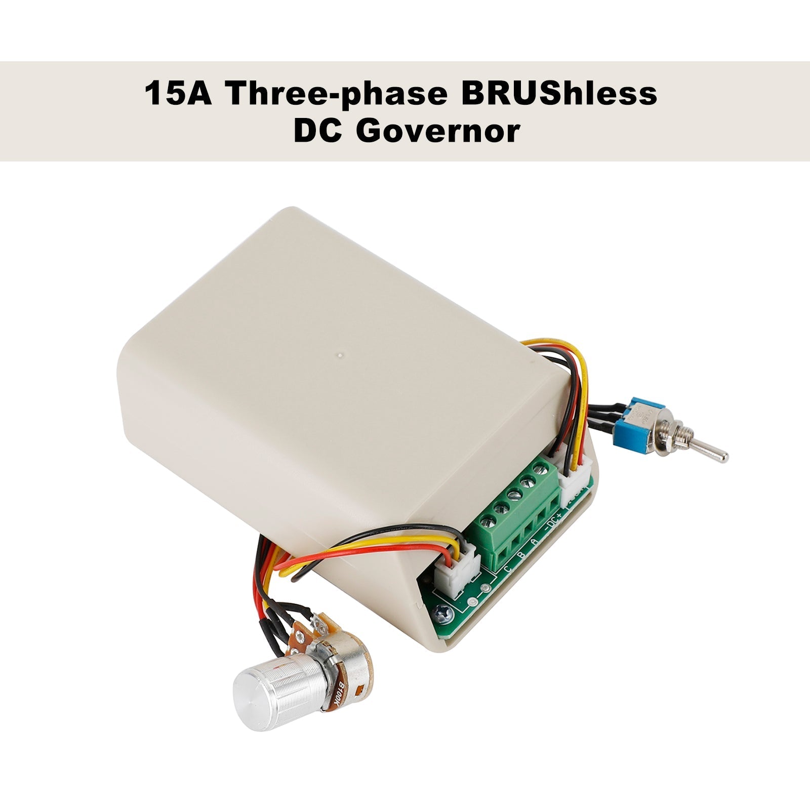 DC 3-Phase Brushless Motor Speed Controller CW CCW Switch 5V 12V 24V 36V 15A