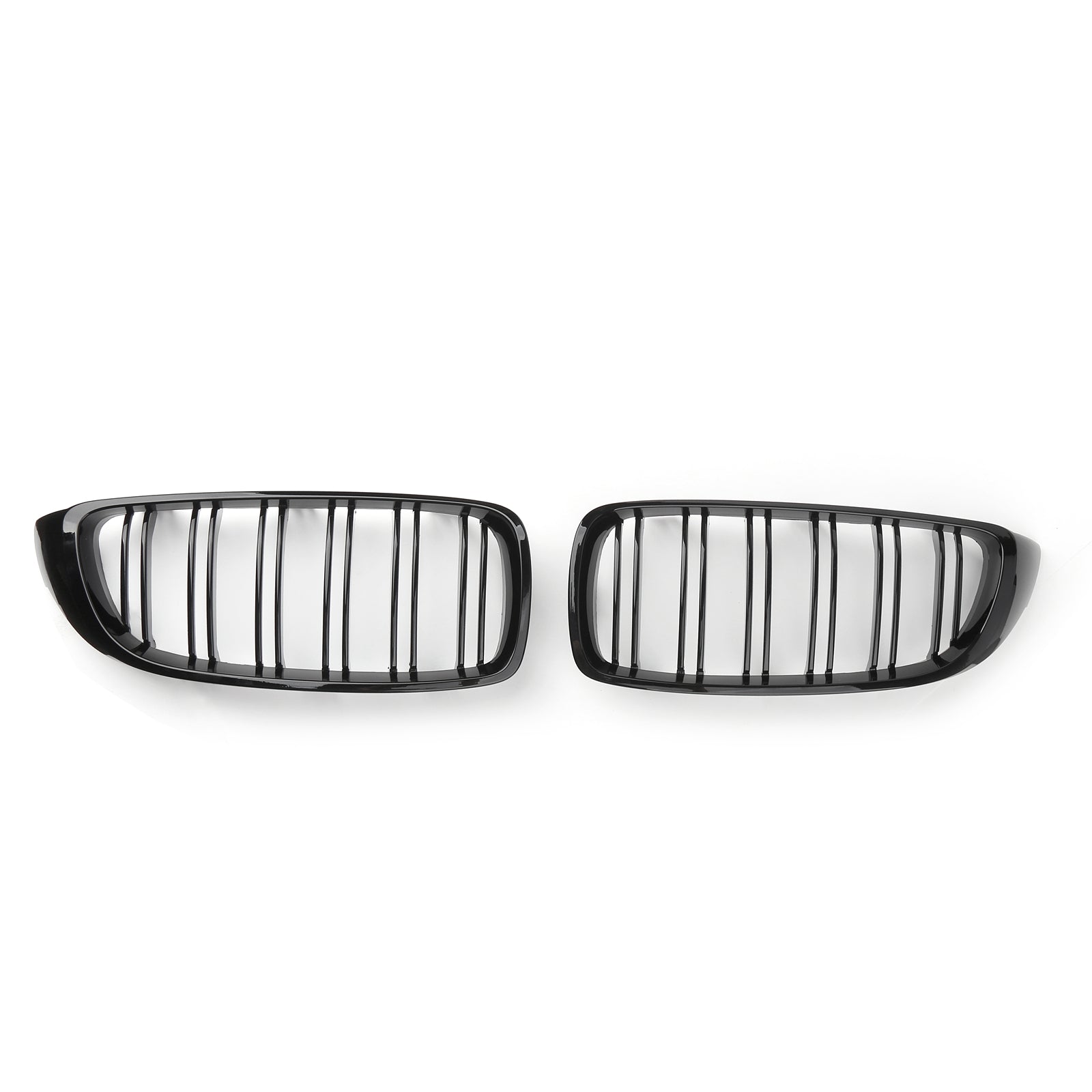 2014-2020 BMW F32 F33 F36 F82 Dual Slat Gloss Black Kidney Grille Grill
