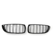 2014-2020 BMW F32 F33 F36 F82 Dual Slat Gloss Black Kidney Grille Grill