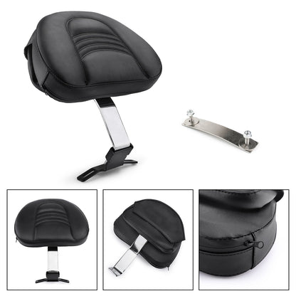 07-17 Fatboy Heritage Softail Models Generic Motorcycle Driver Rider Backrest Kit For