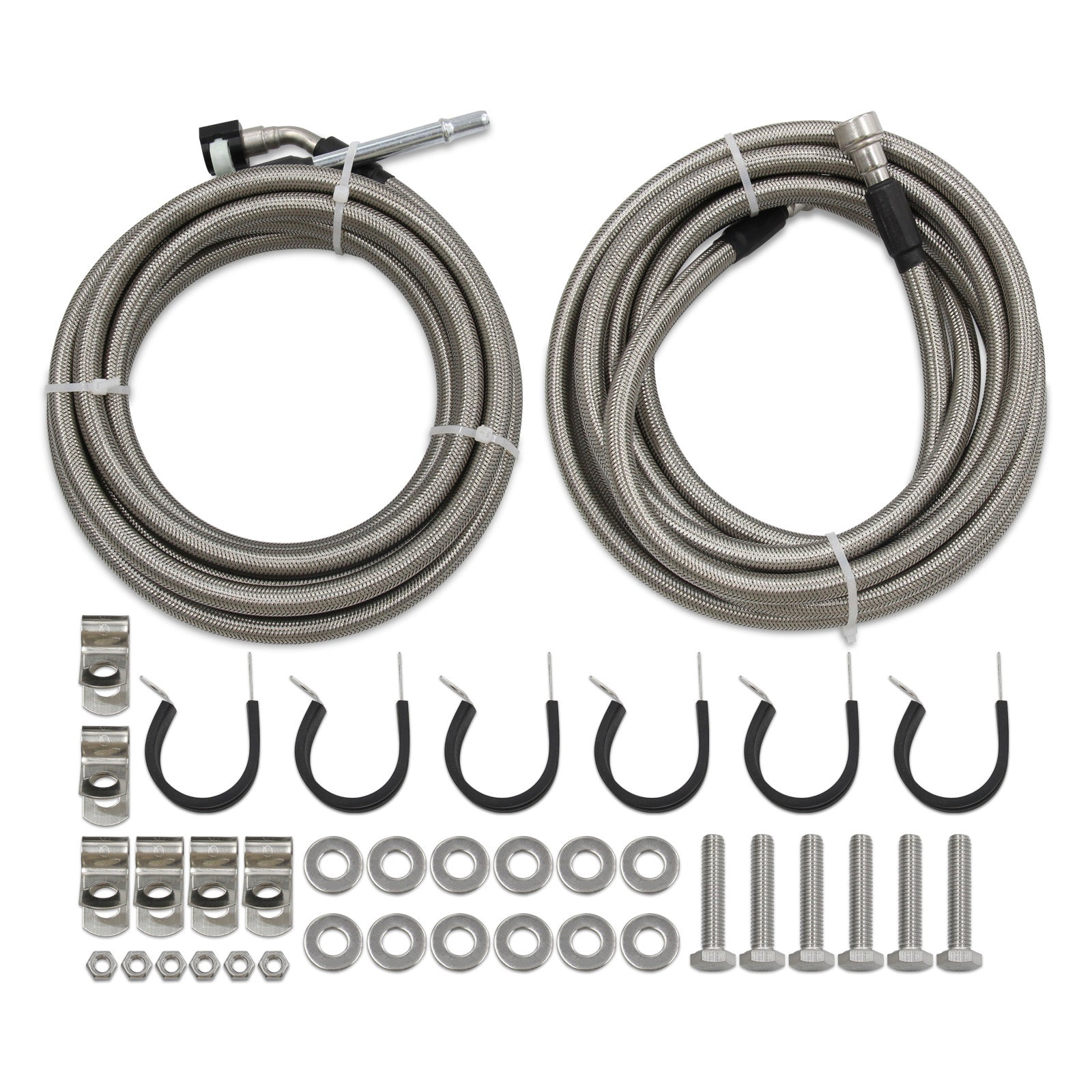 2006-2010 Chevy HHR, 2.2L/2.4L l4 FLEX, Stainless Steel Braided Fuel Line Kit Quick Fix QFF0015SS