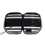2020-2025 Fit BMW 4 Series G22 G23 G82 W/ ACC M4-Style Front Bumper Grille Grill