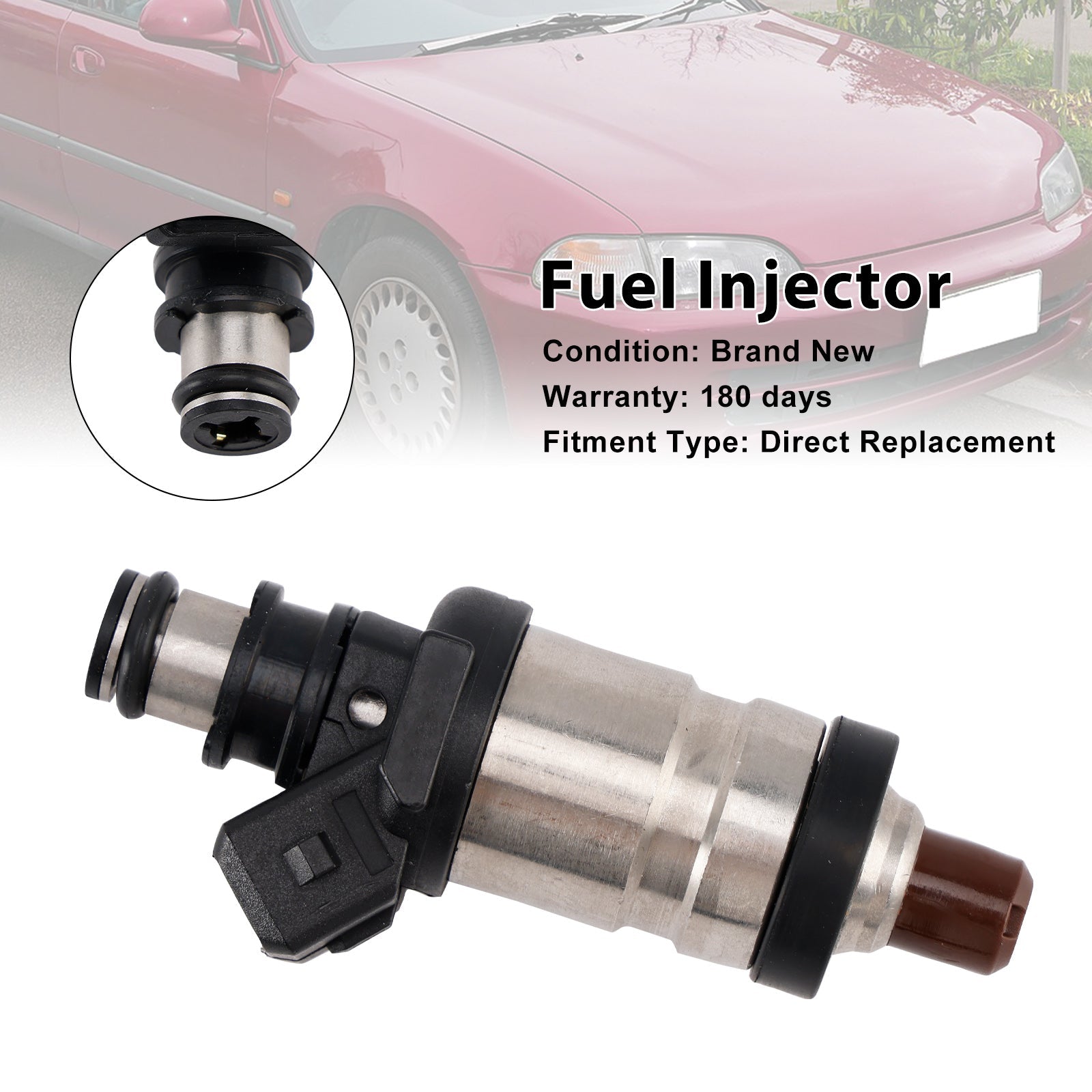 1PCS Fuel Injector 06164-P06-A01 Fit Civic Del Sol 1.5L 1.6L Integra 1.7L 1.8L