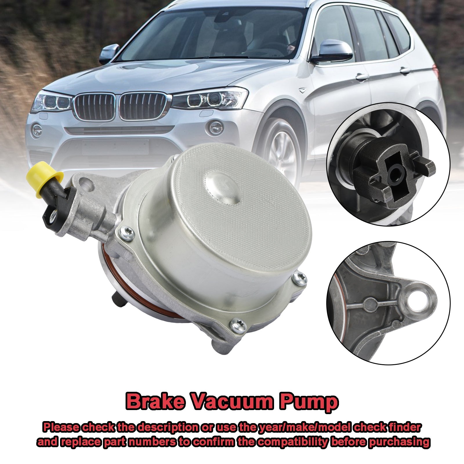 2001/11-nowon BMW 7 (E65, E66, E67) Brake Vacuum Pump 11667791232