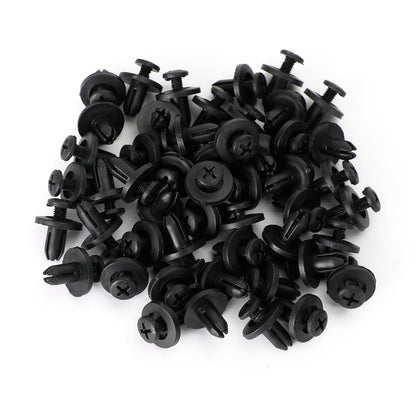 50x 6mm Fairing Clip Screw Rivets Panel Trim For Suzuki GSX, Burgman, V-Strom Generic