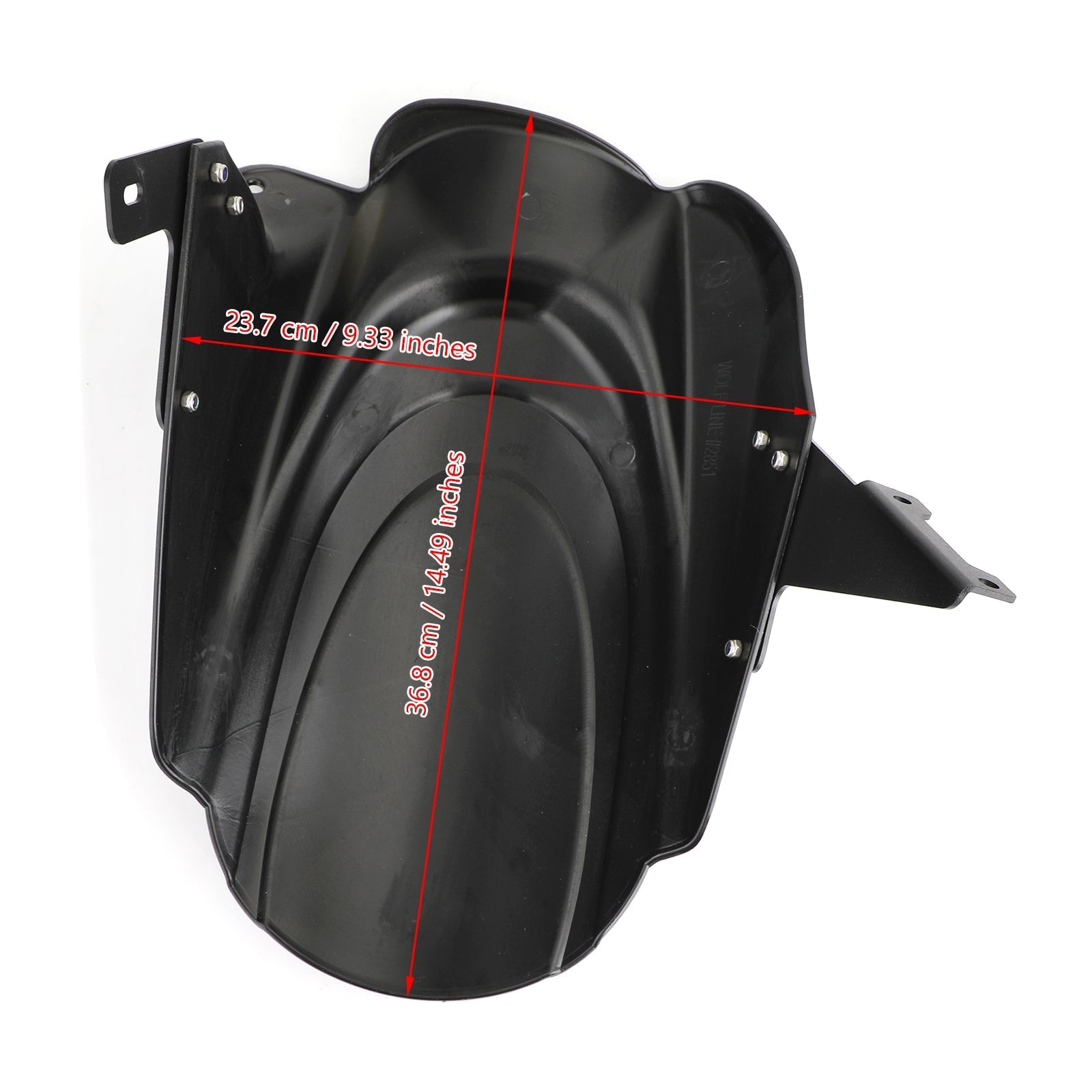 2014-2024 KAWASAKI VERSYS 650 KLE650 Motorcycle Rear Hugger Fender Mudguard