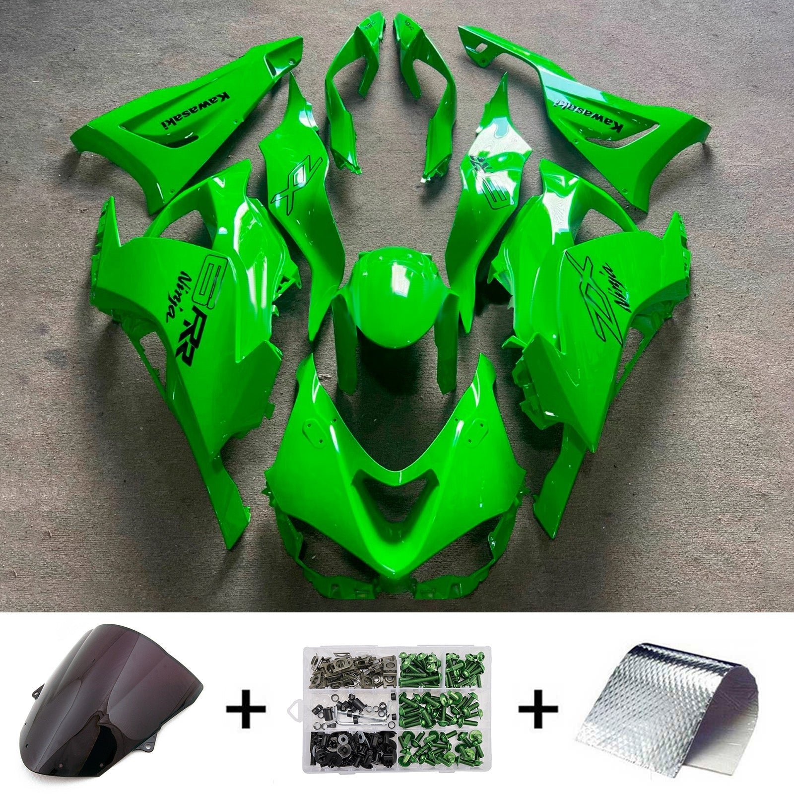 Injection Fairing Kit Bodywork Plastic ABS fit For Kawasaki ZX-6R 2024-2025